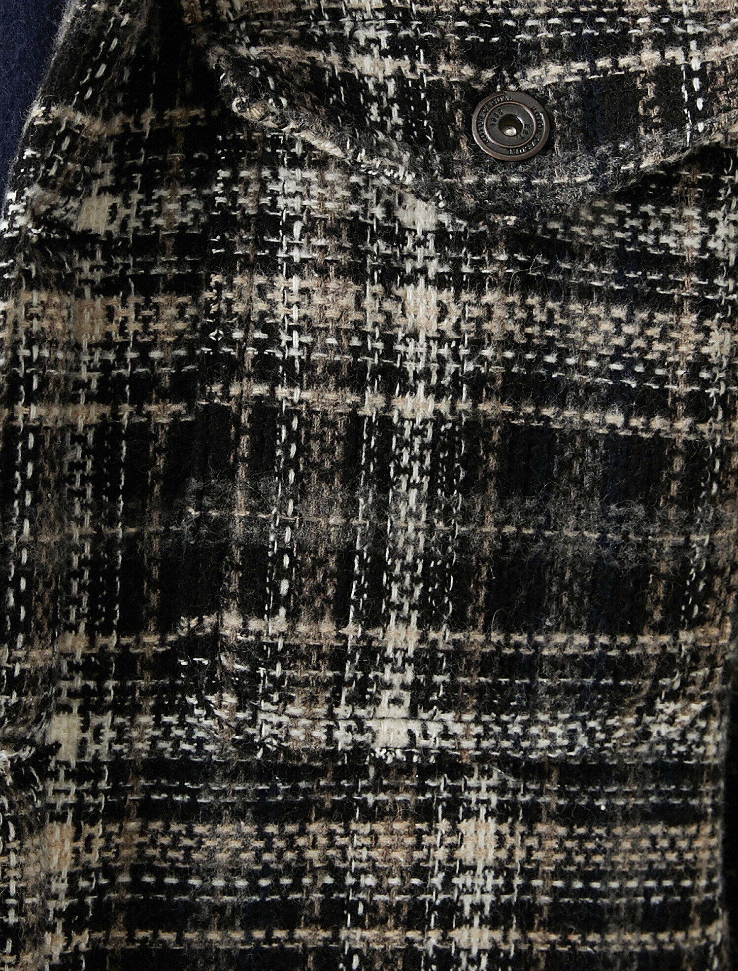   Suni Kürklü Ekose Mont