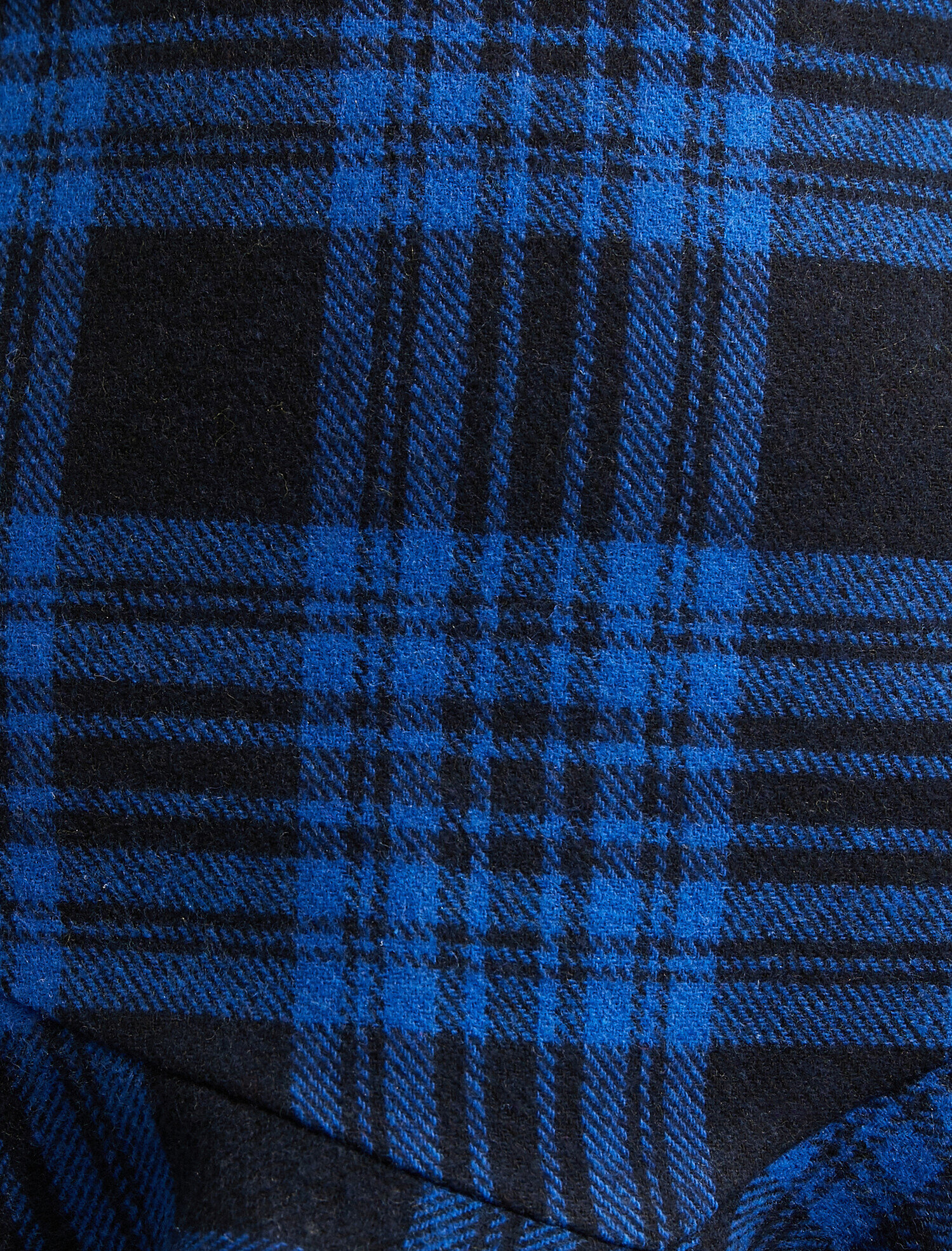   Ekoseli Yüksek Bel Volanlı Etek