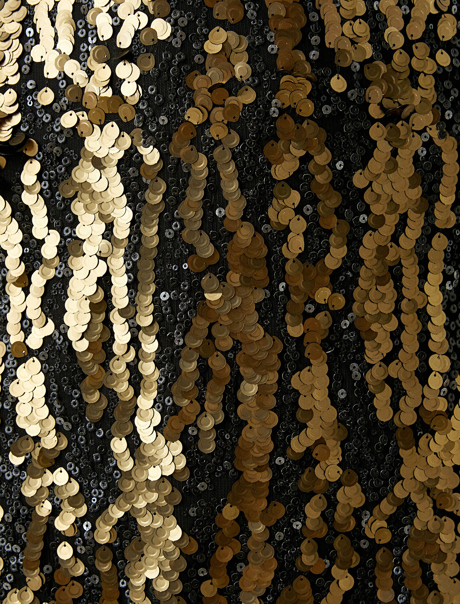   Pullu Payetli Etek Mini Yüksek Bel