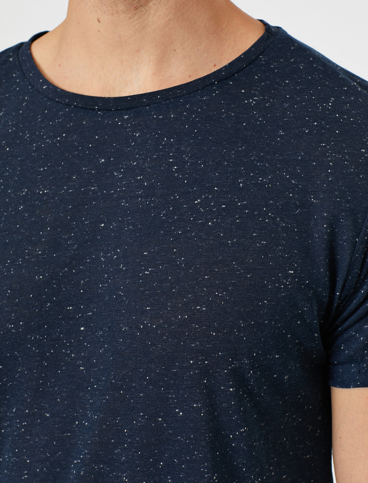   Bisiklet Yaka Kısa Kollu Slim Fit Basic Tişört