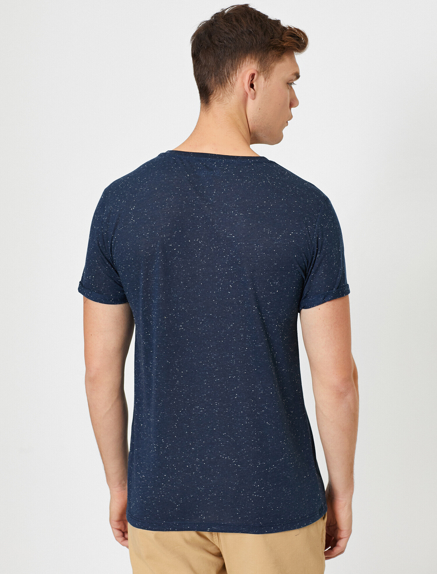   Bisiklet Yaka Kısa Kollu Slim Fit Basic Tişört