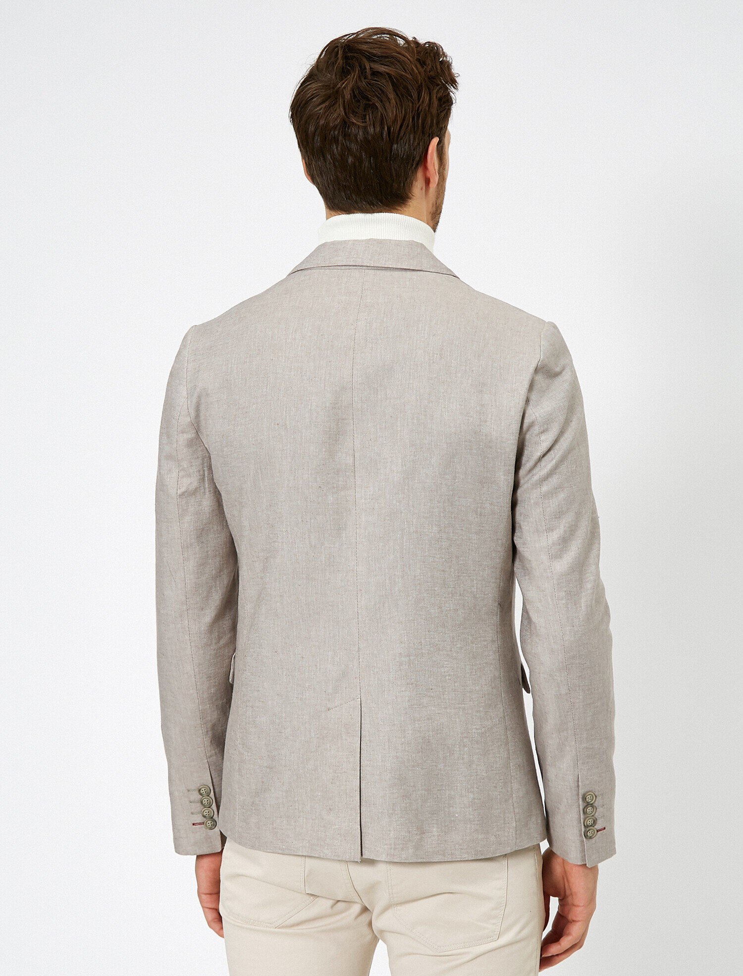   Cep Detaylı Düğmeli Blazer Ceket