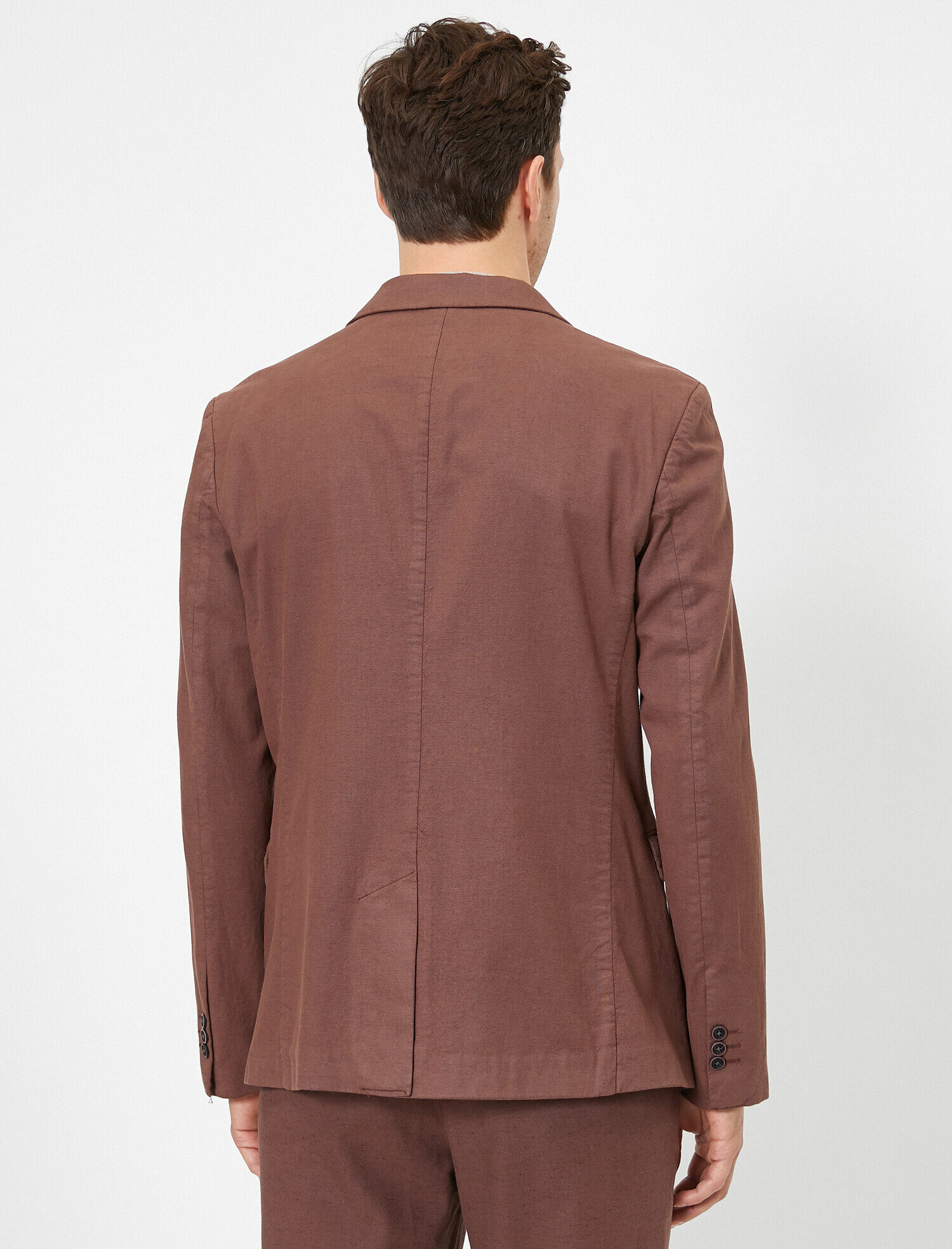   Cep Detaylı Düğmeli Blazer Ceket