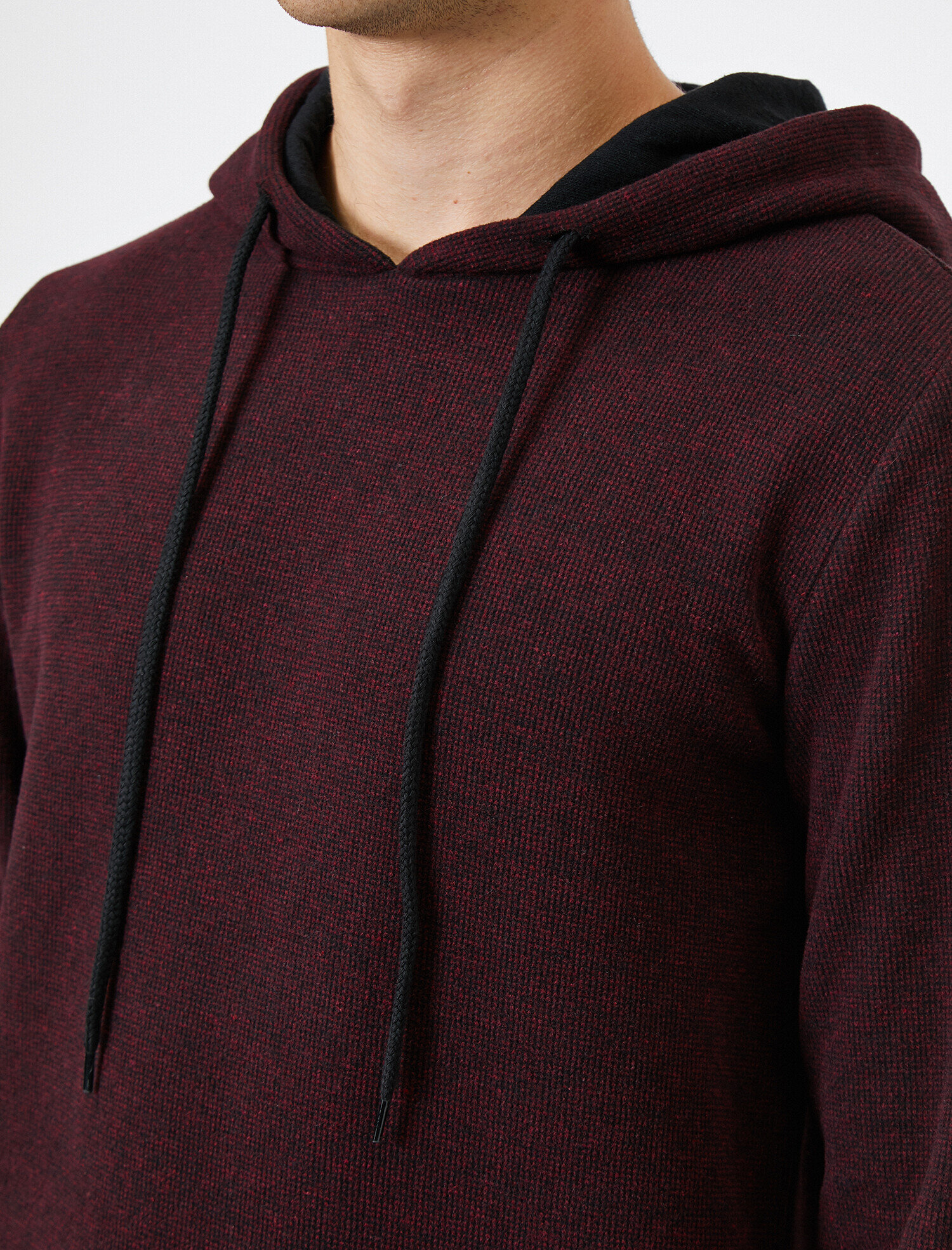   Kapüşonlu Yumuşak Dokulu Basic Sweatshirt