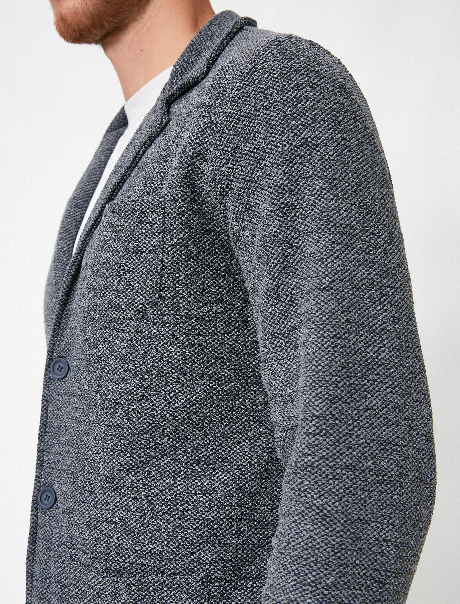   Blazer Form Düğme Detaylı Slim Fit Hırka