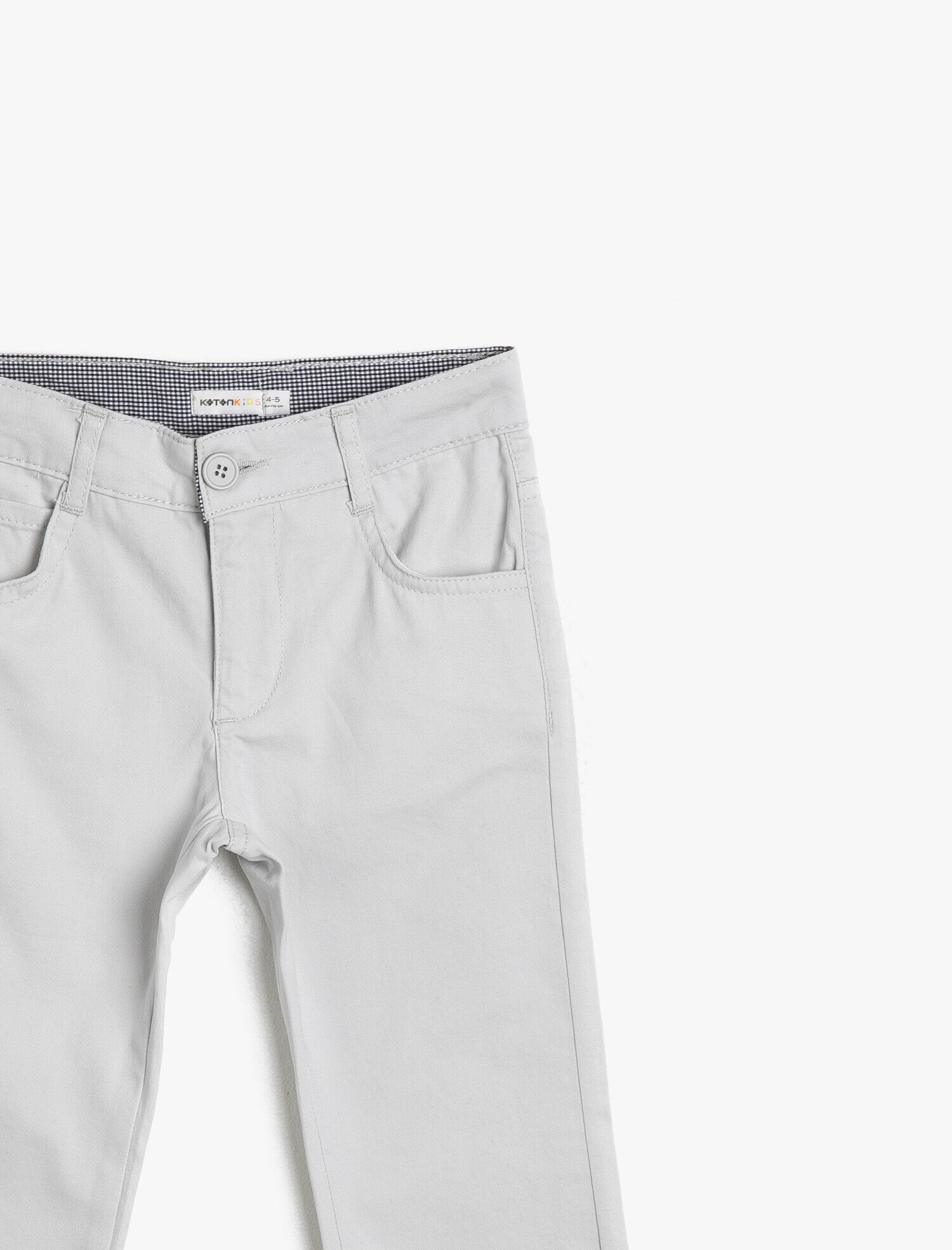  Erkek Çocuk 5 Cep Pamuk Gabardin Basic Pantalon