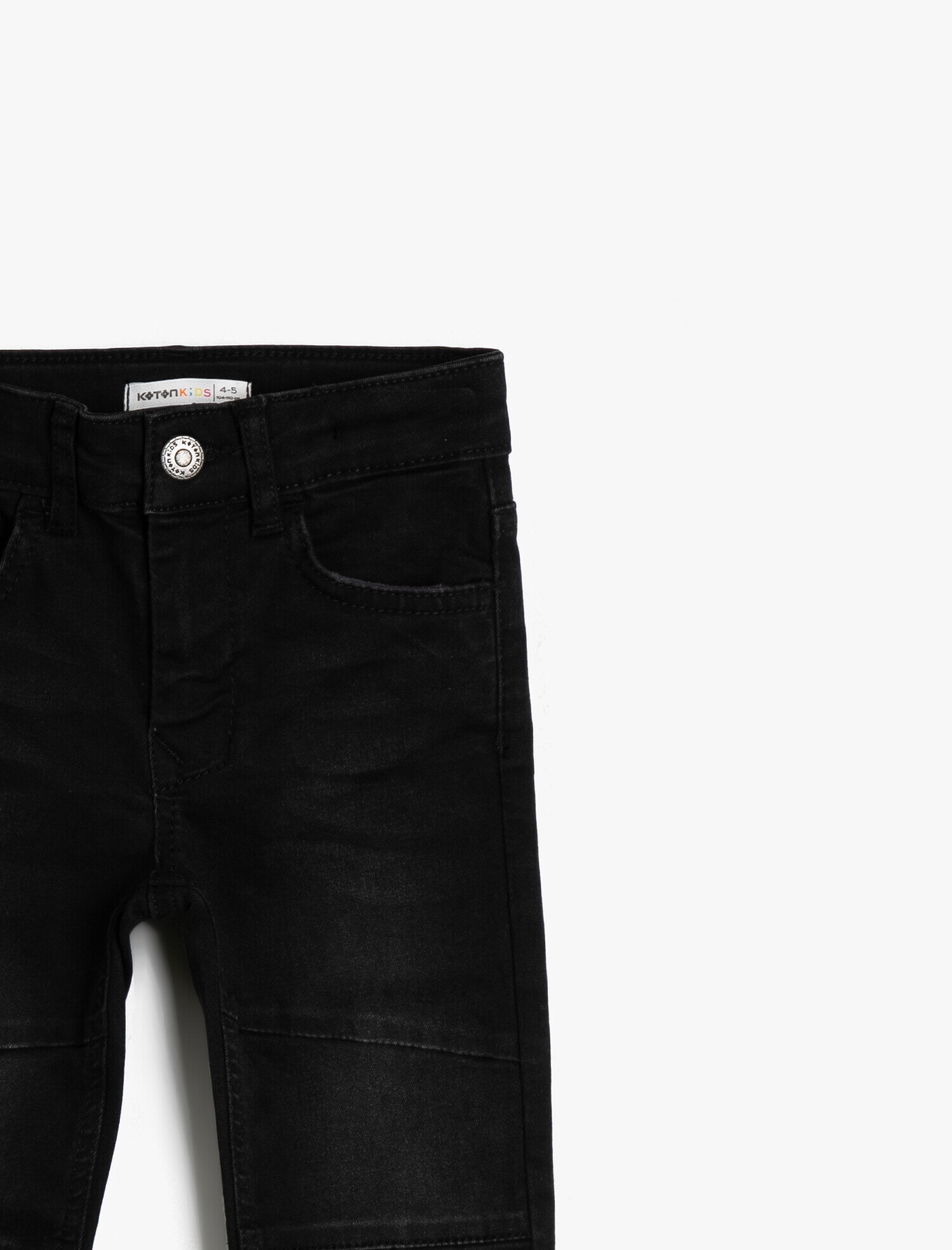  Erkek Çocuk Kot Pantolon Dar Paça Pamuklu Cepli - Slim Jean