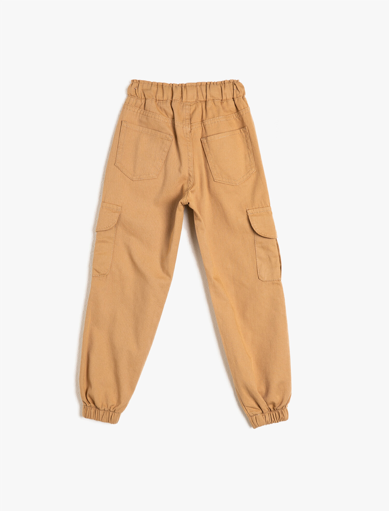  Erkek Çocuk Paçası Beli Lastikli Cepli Bol Pantolon