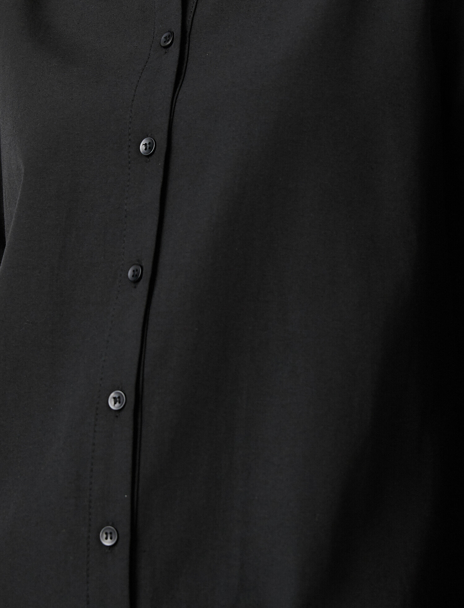   Pamuklu Gömlek Yaka Tunik