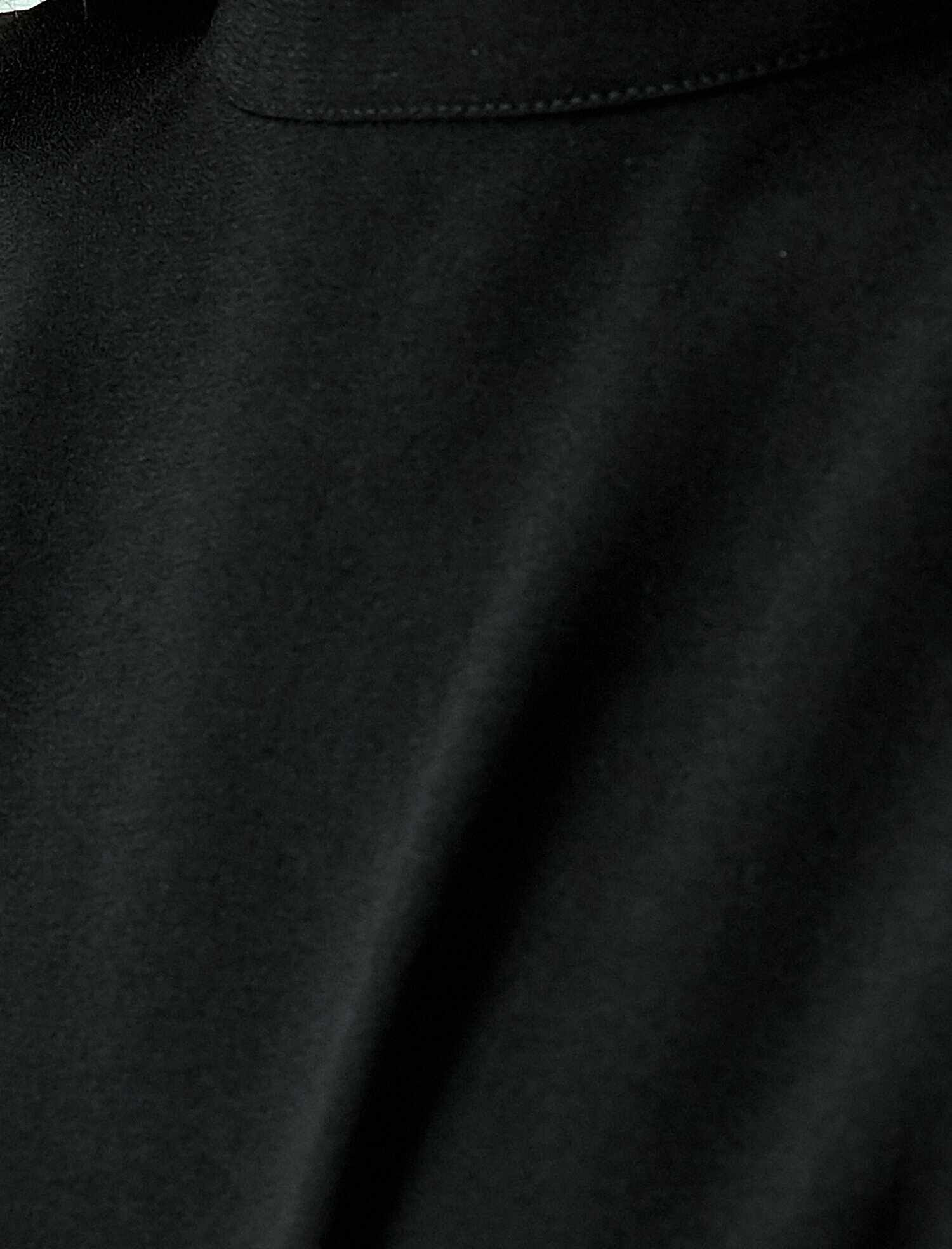 Vatkalı Abiye Elbise Dik Yaka Uzun Kollu İşleme Detaylı