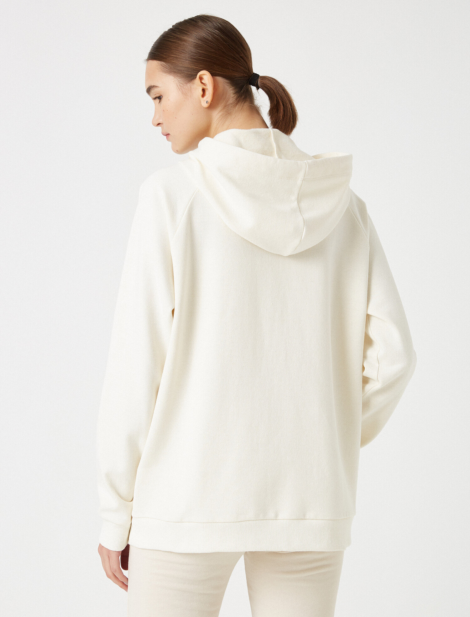   Kapüşonlu Fermuarli Sweatshirt