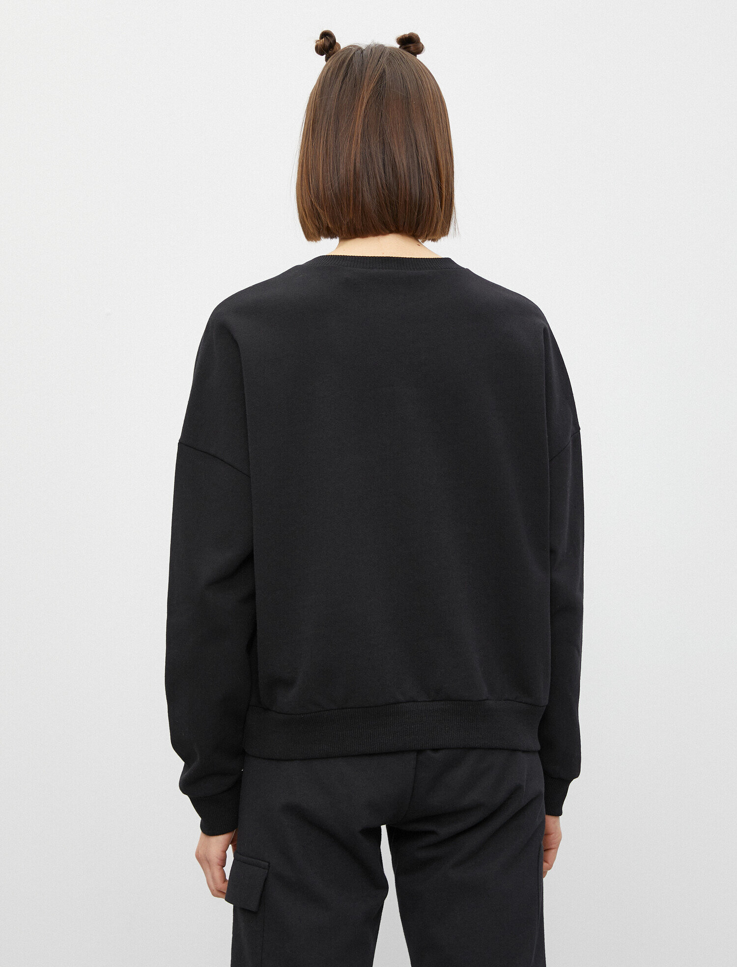   Bisiklet Yaka Lisanslı Snoopy Sweatshirt