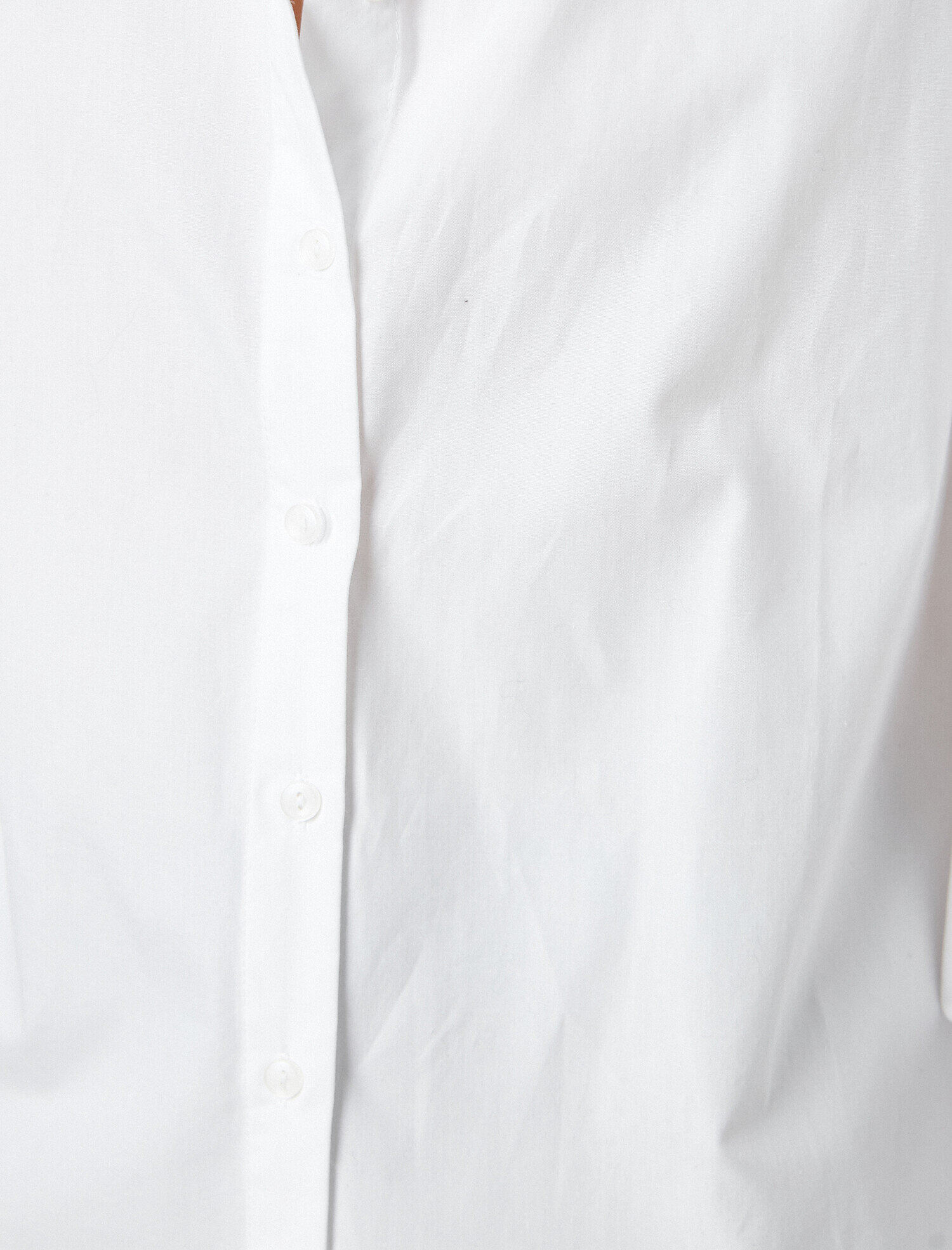   Balon Kollu Poplin Gömlek