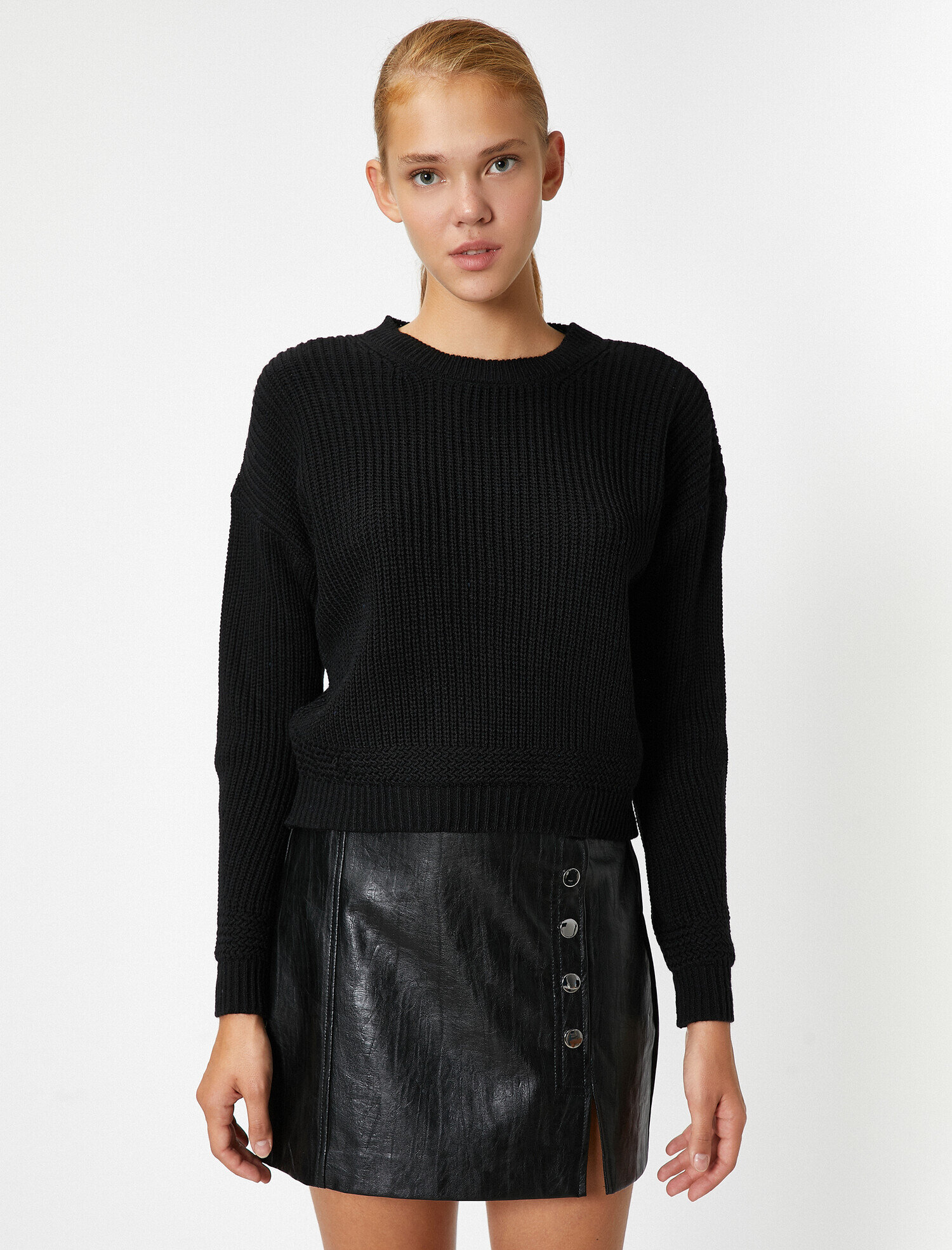   Uzun Kollu Triko Kazak