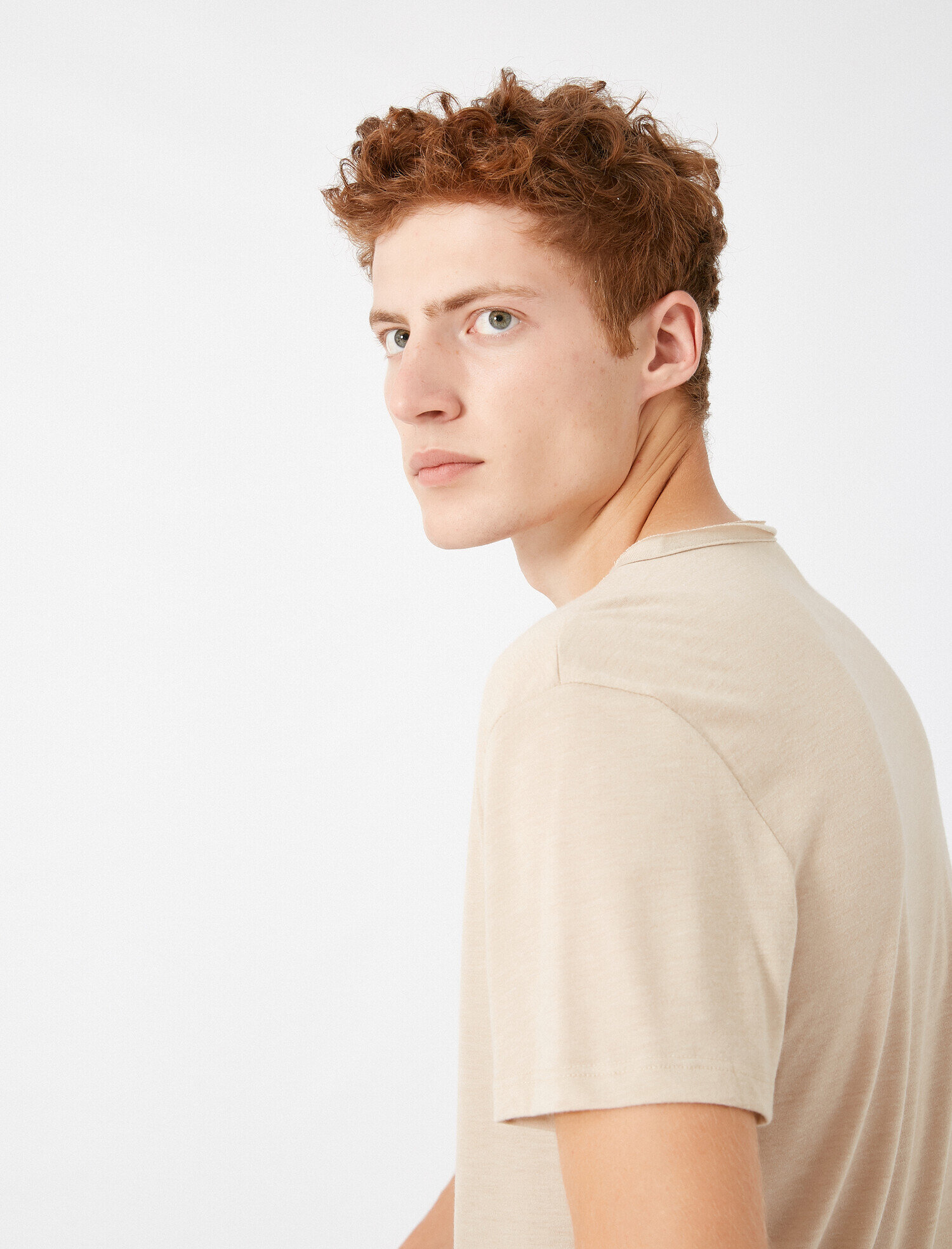   Bisiklet Yaka Kısa Kollu Tişört