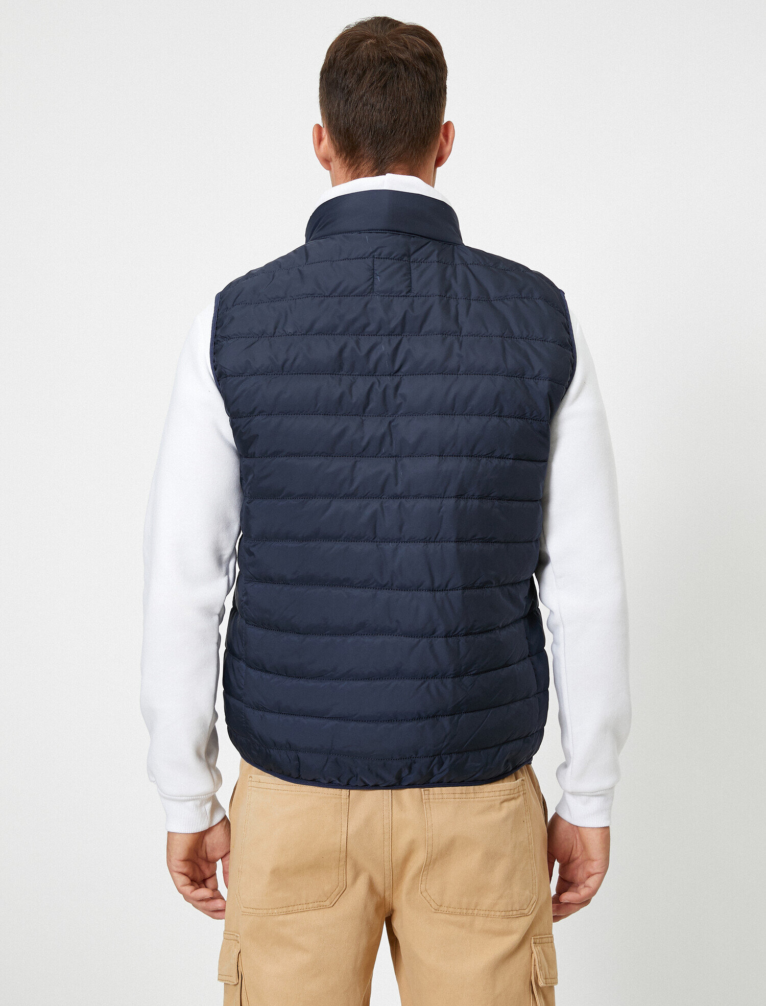   Fermuarlı Cepli Yelek