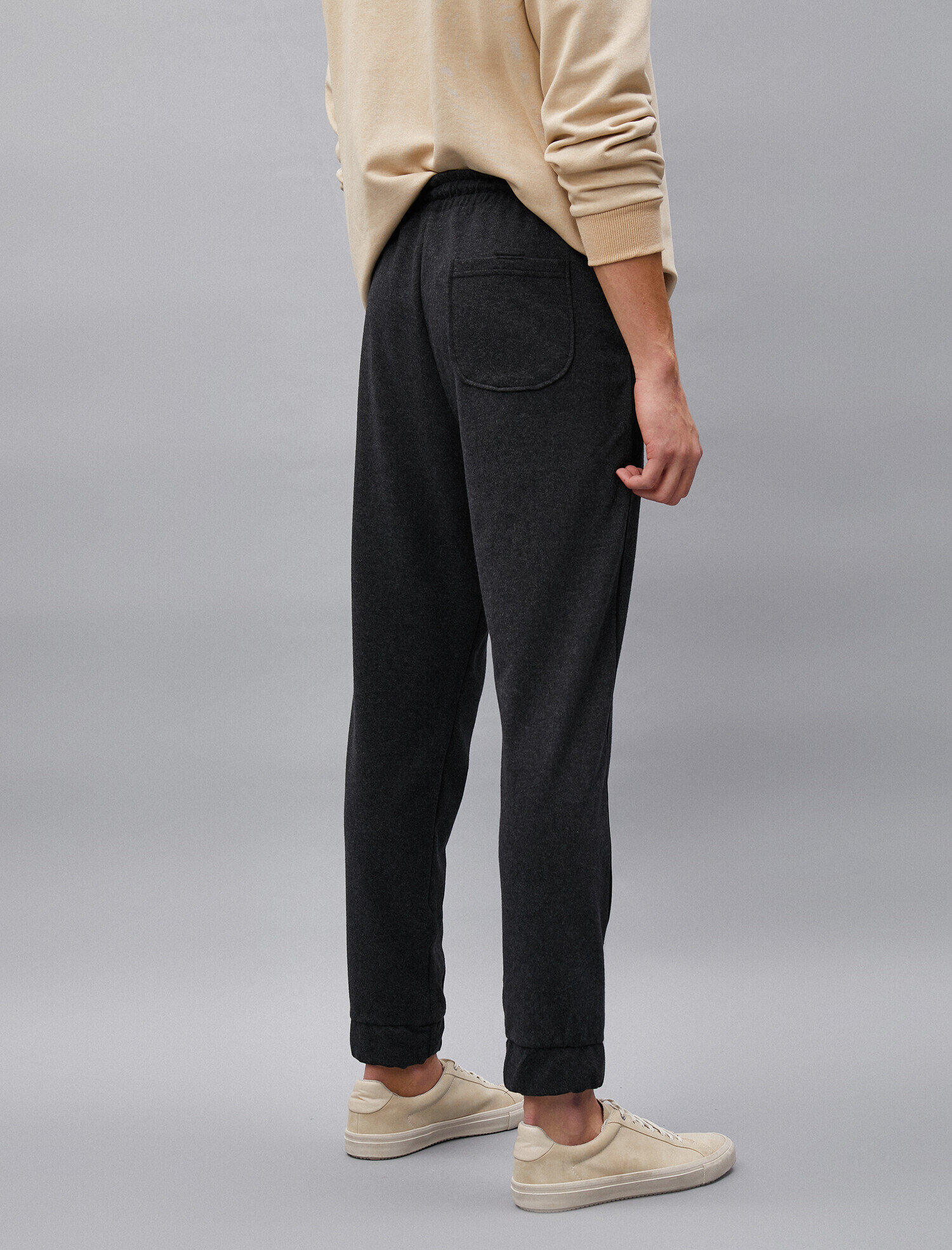   Pamuklu Basic Beli Bağlamalı Jogger Eşofman Altı