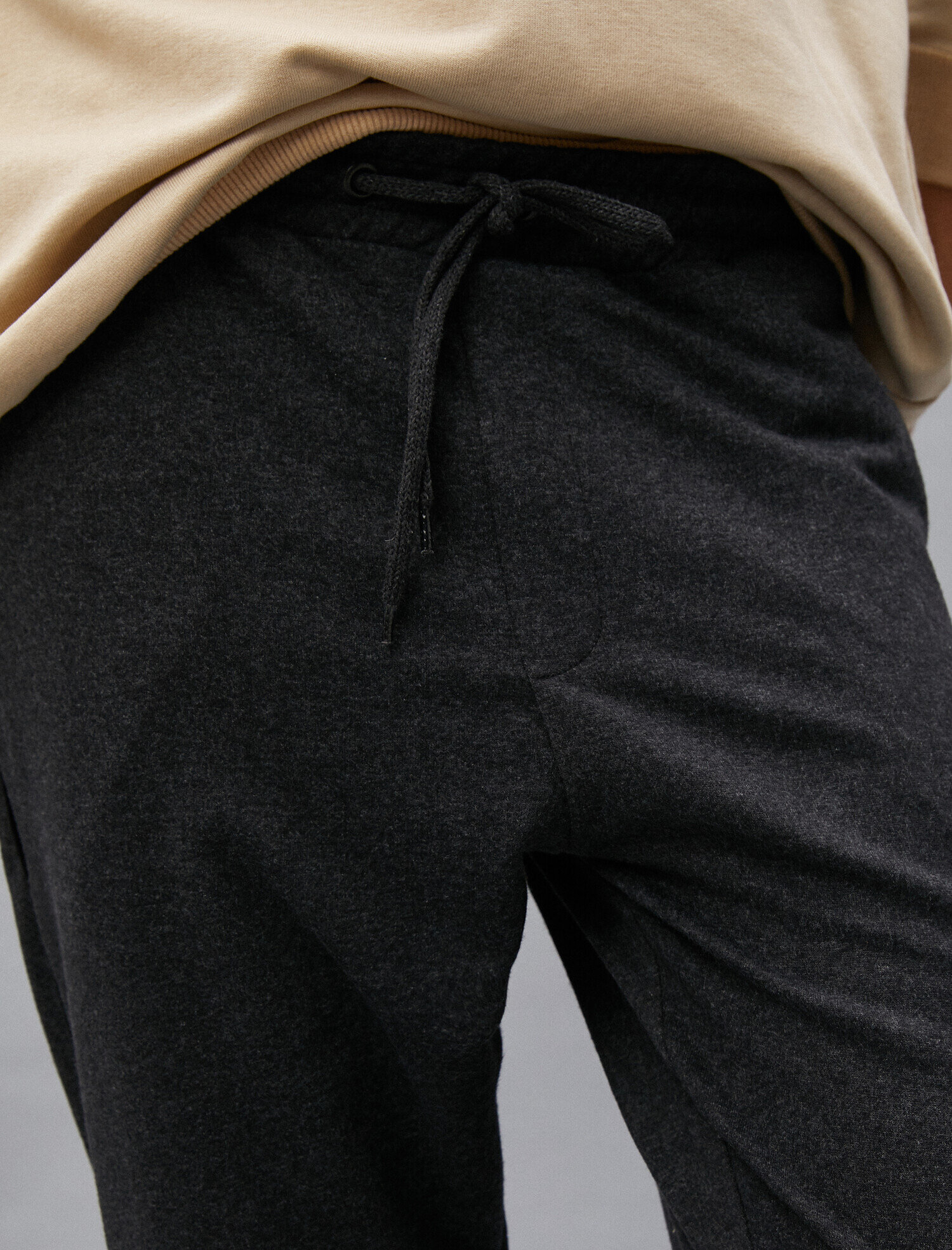   Pamuklu Basic Beli Bağlamalı Jogger Eşofman Altı