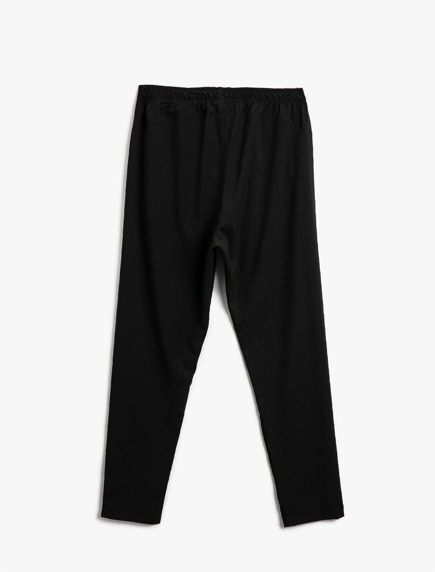   Slim Fit Straight Fermuarlı Cepli Eşofman Altı