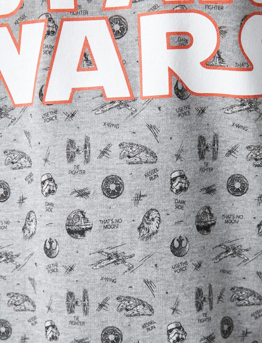   Star Wars Lisanslı Bisiklet Yaka Sweatshirt