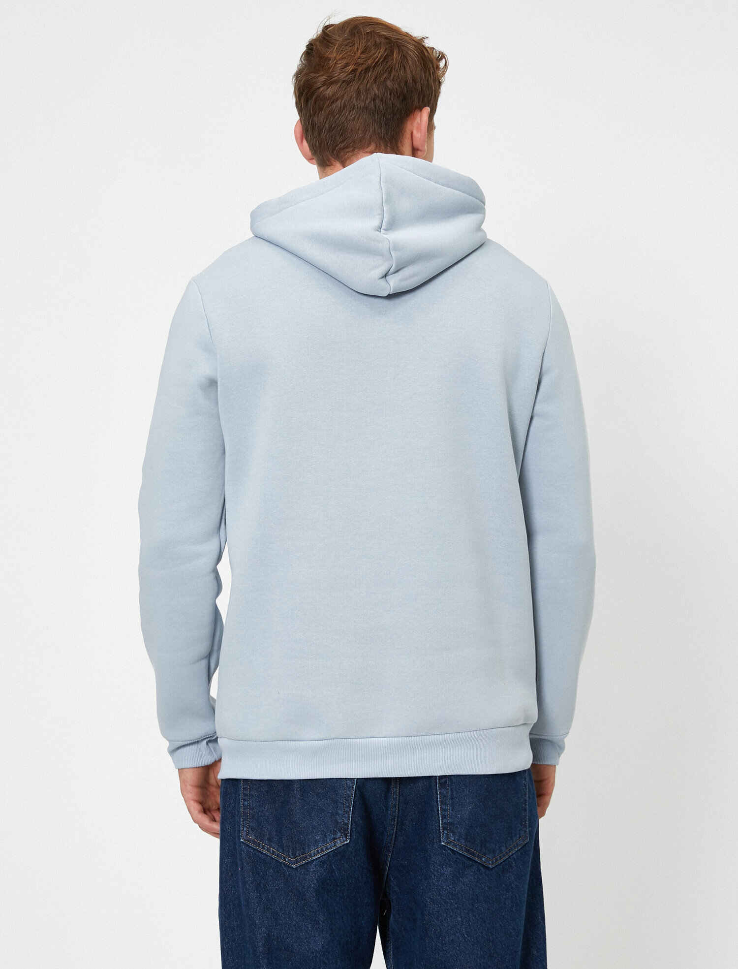   Kapüşonlu İşlemeli Uzun Kollu Sweatshirt