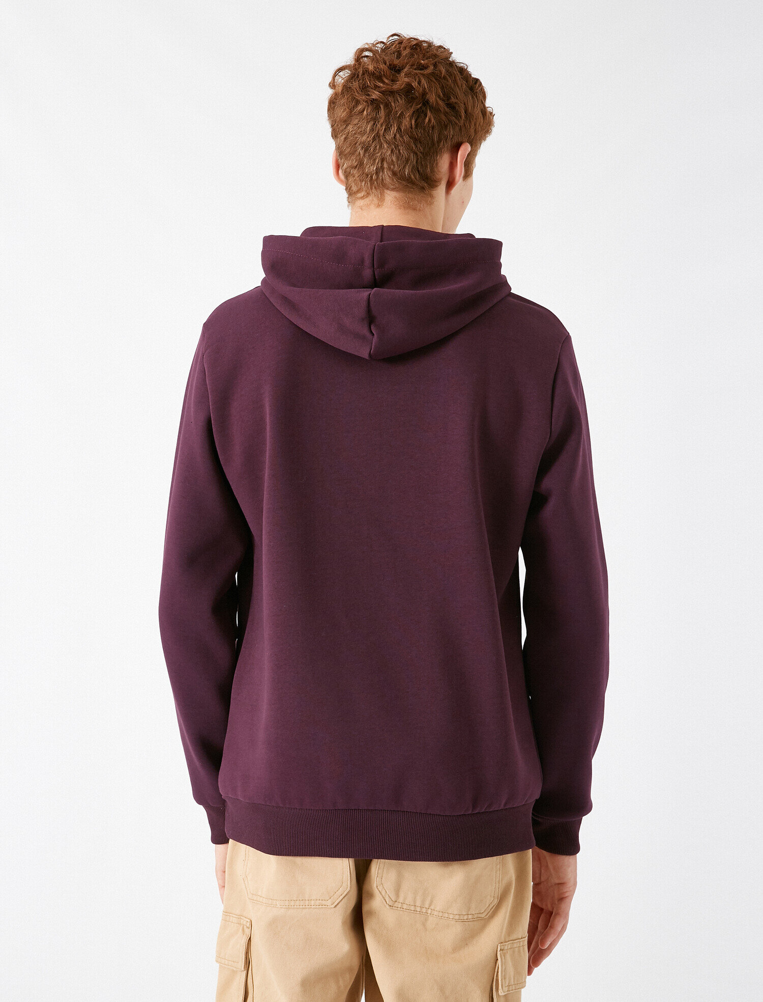   Kapüşonlu Baskılı Sweatshirt