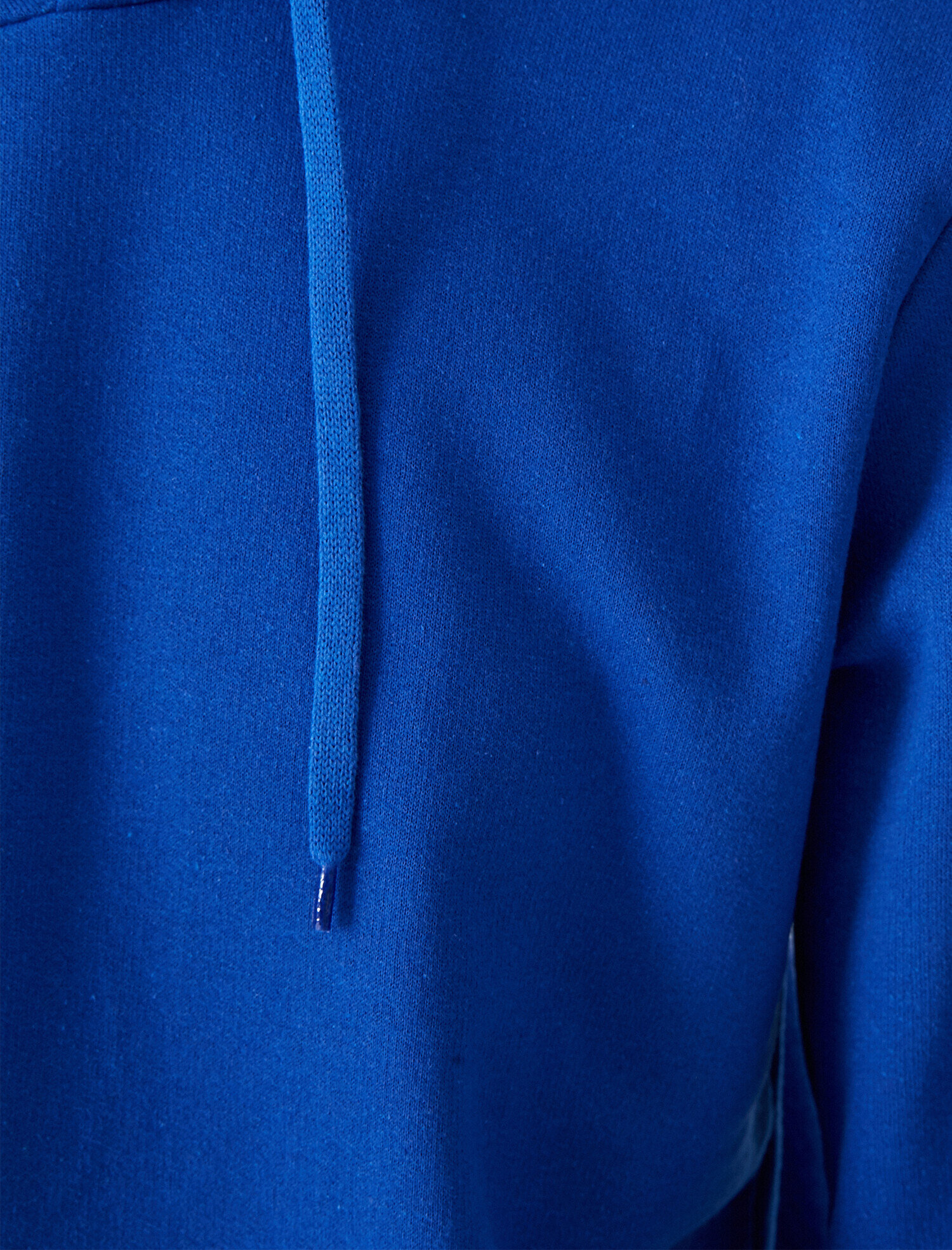 Kapüşonlu Uzun Kollu Basic Sweatshirt