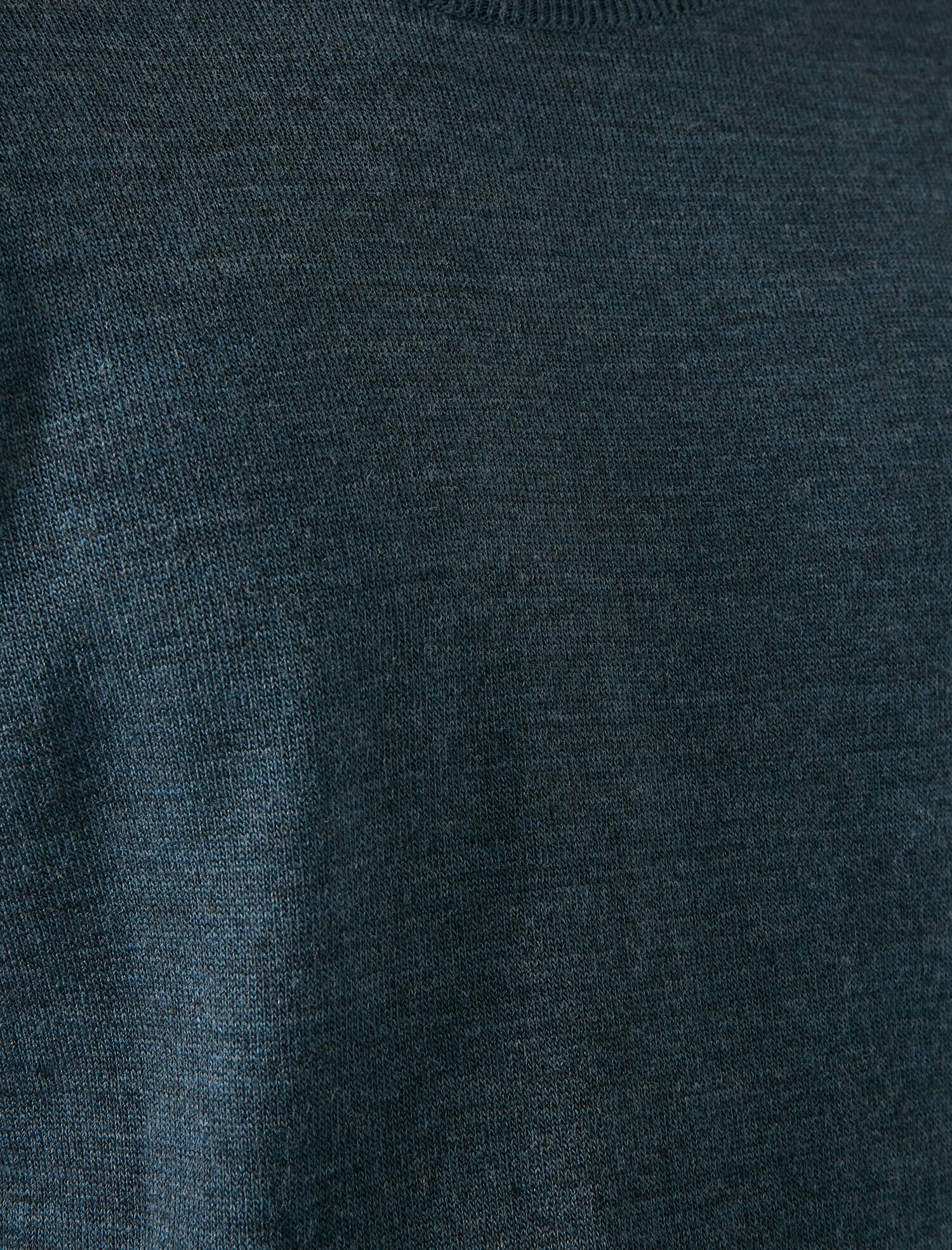   Basic Triko Kazak Bisiklet Yaka Uzun Kollu