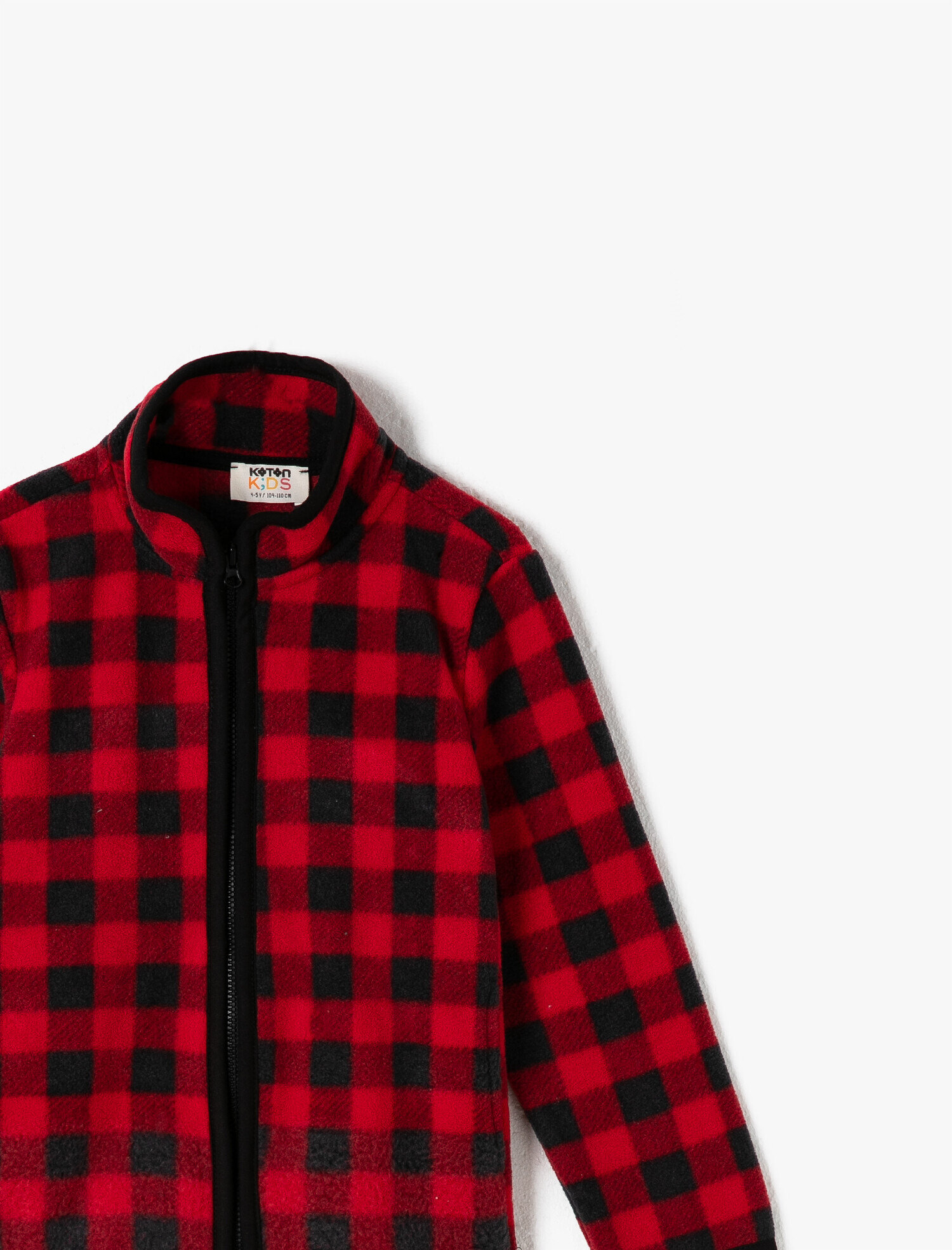  Erkek Çocuk Kareli Uzun Kollu Sweatshirt