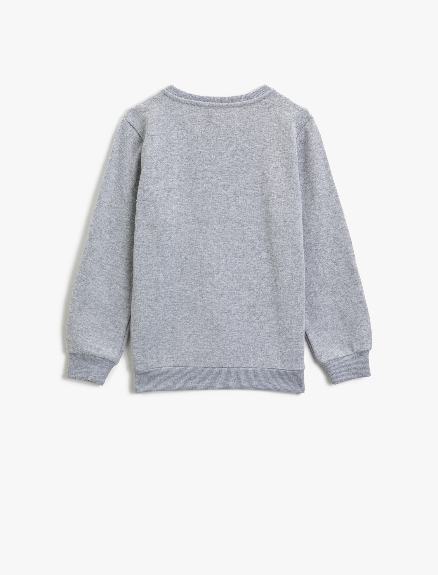 Erkek Çocuk Baskılı Bisiklet Yaka Uzun Kollu Sweatshirt