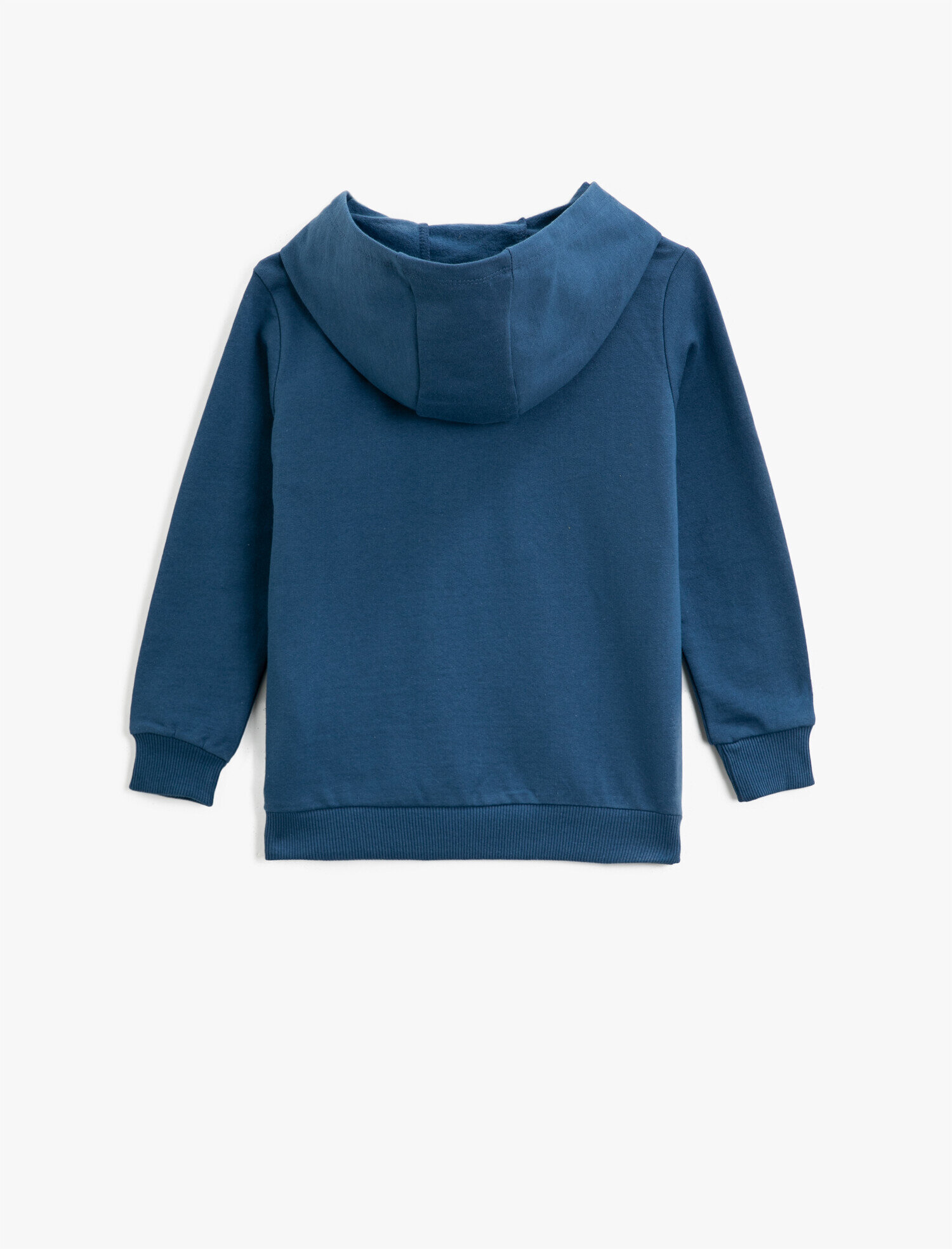  Erkek Çocuk Kapüşonlu Pamuklu Baskılı Uzun Kollu Sweatshirt