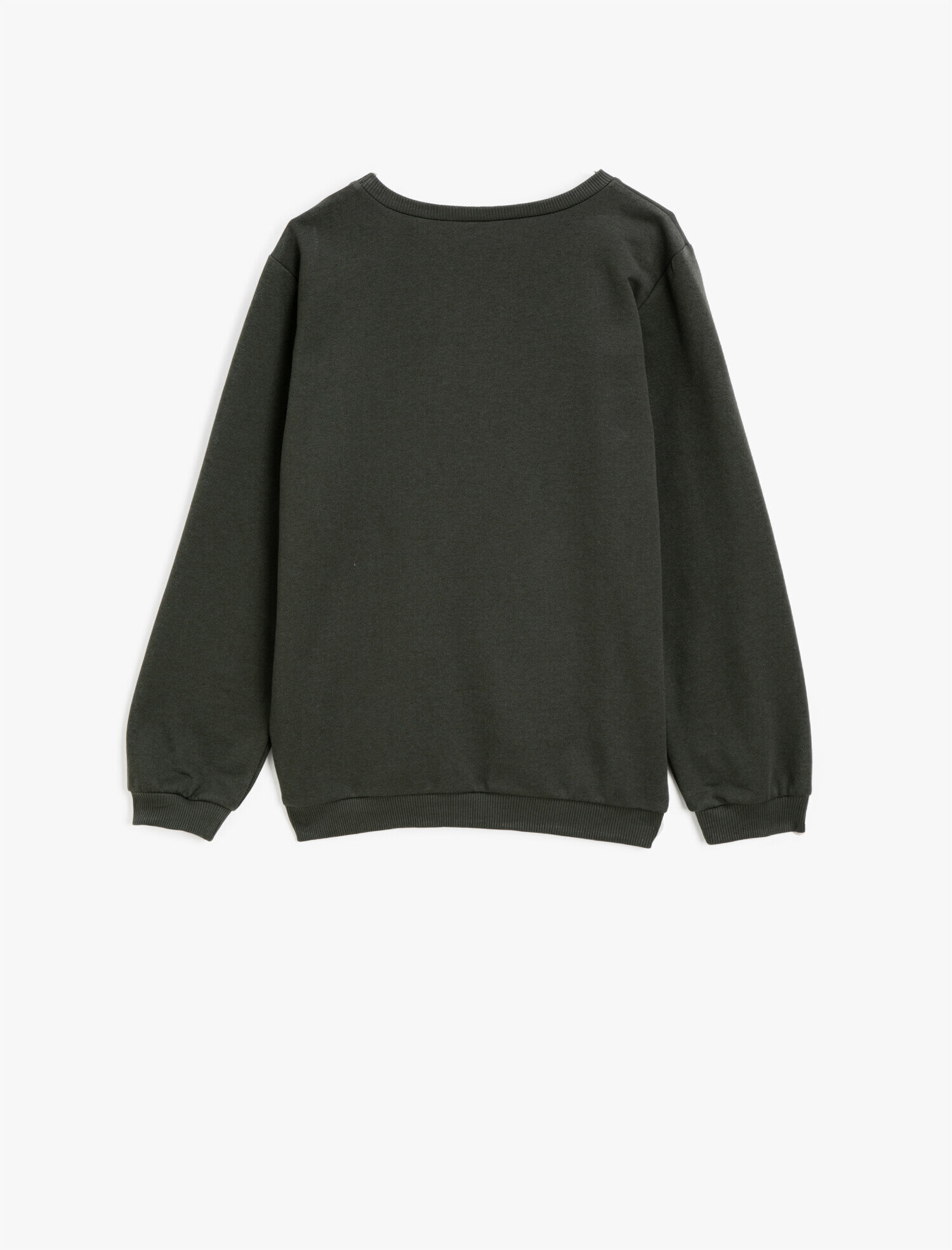 Erkek Çocuk Baskılı Bisiklet Yaka Uzun Kollu Sweatshirt