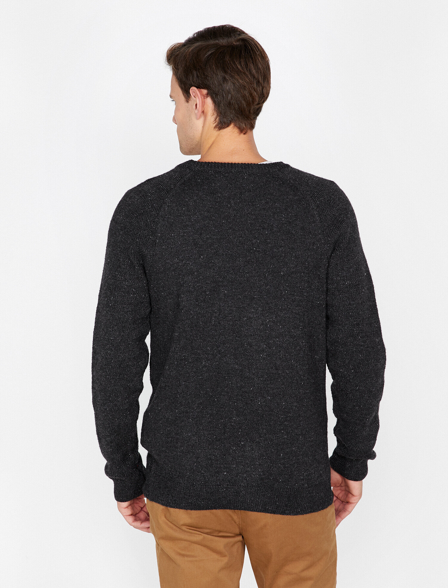   Bisiklet Yaka Triko Kazak