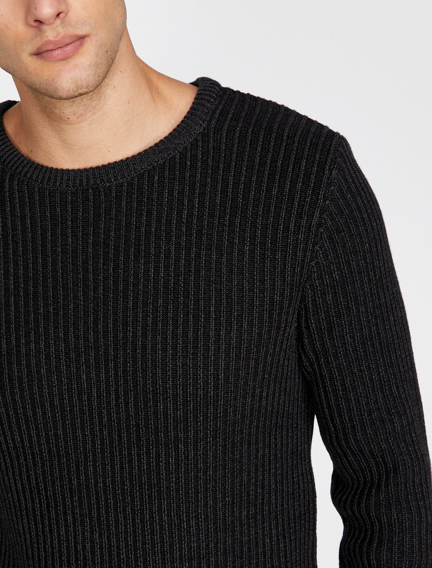   Bisiklet Yaka Triko Kazak