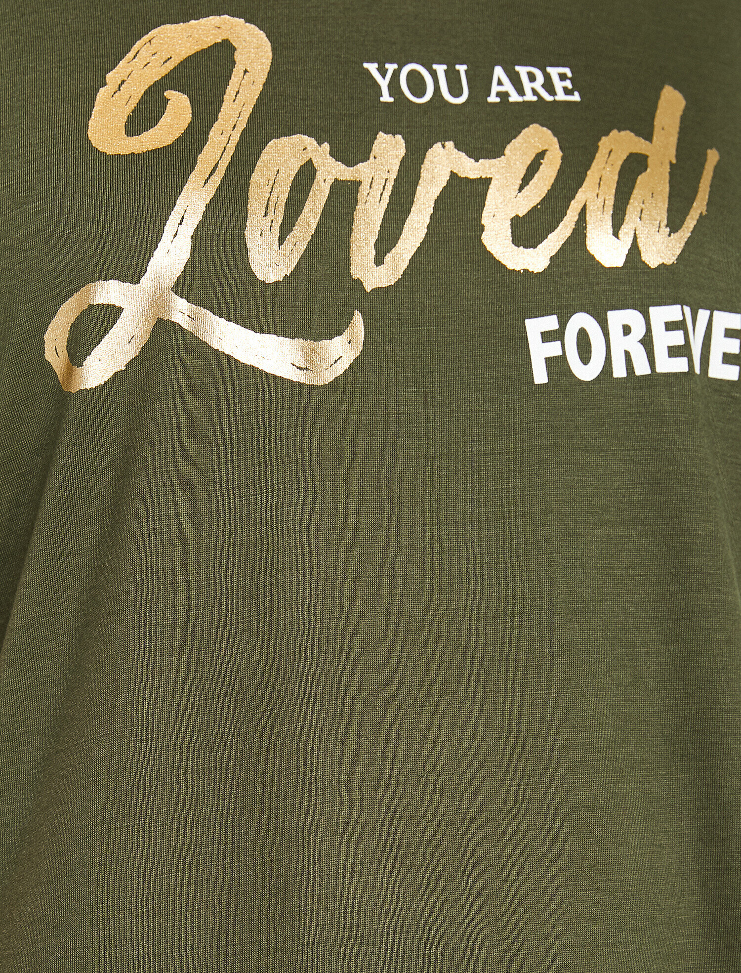   Varak Baskılı Bisiklet Yaka Tişört