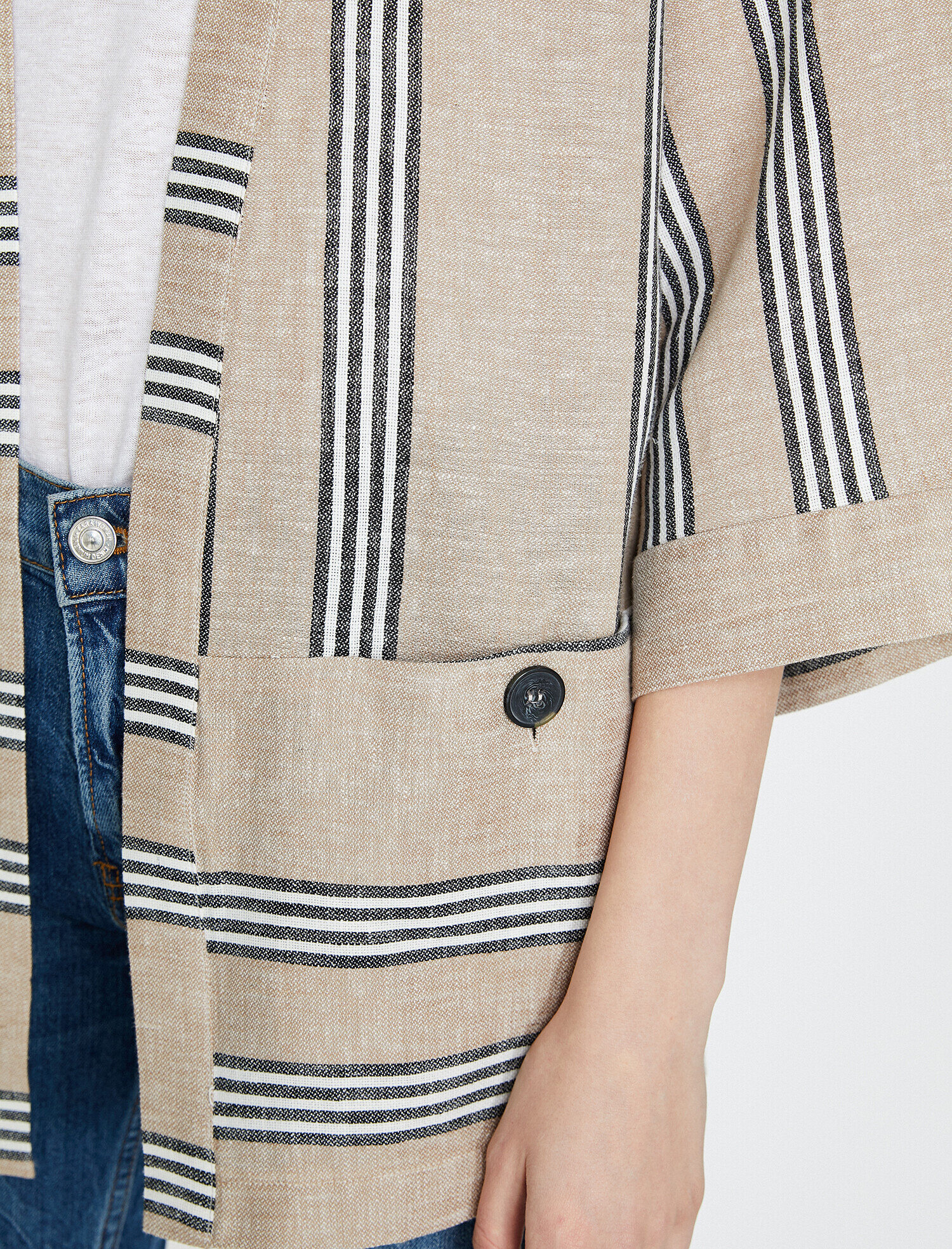   Keten Karışımlı Mont