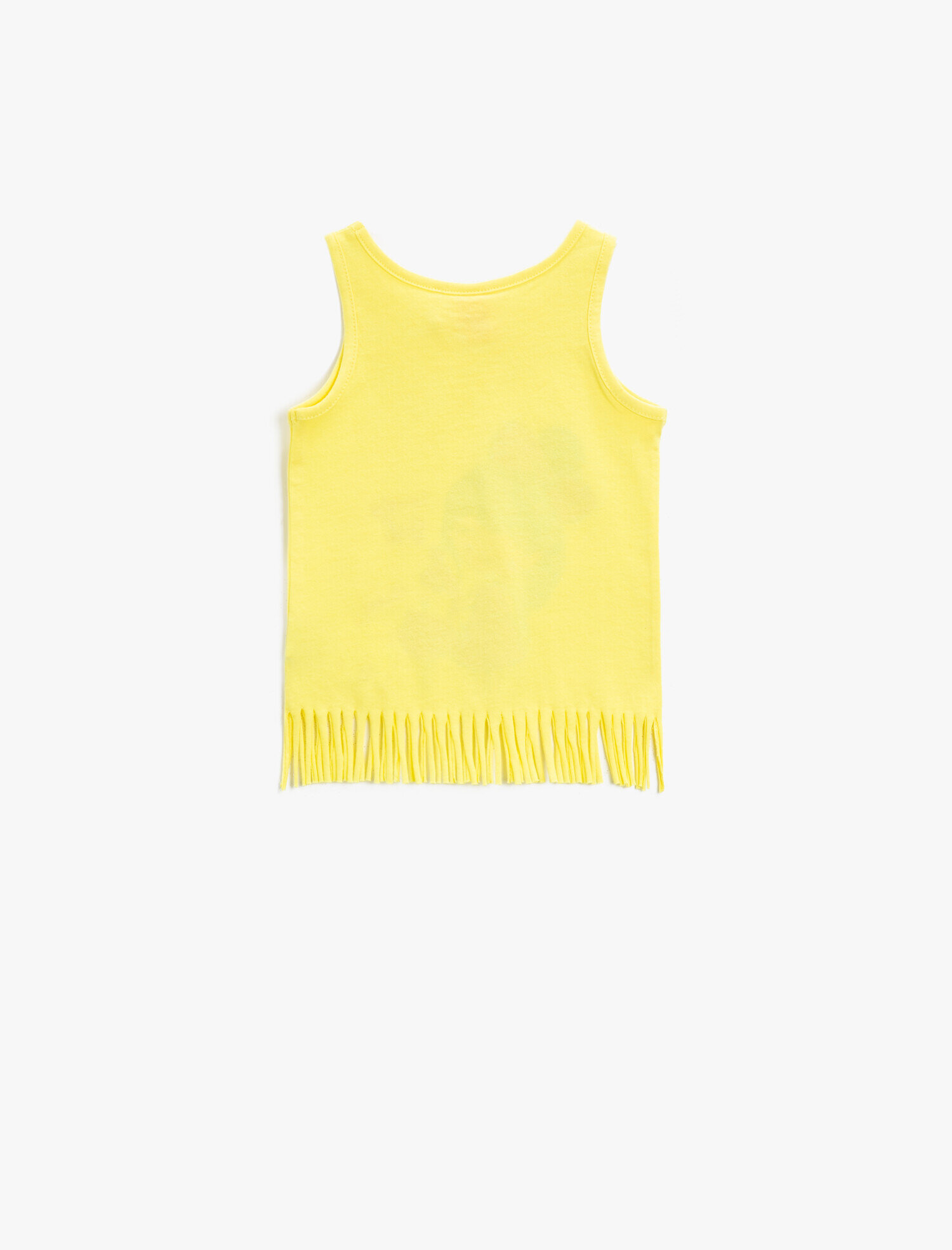  Kız Bebek Püsküllü Atlet Pamuklu Baskılı