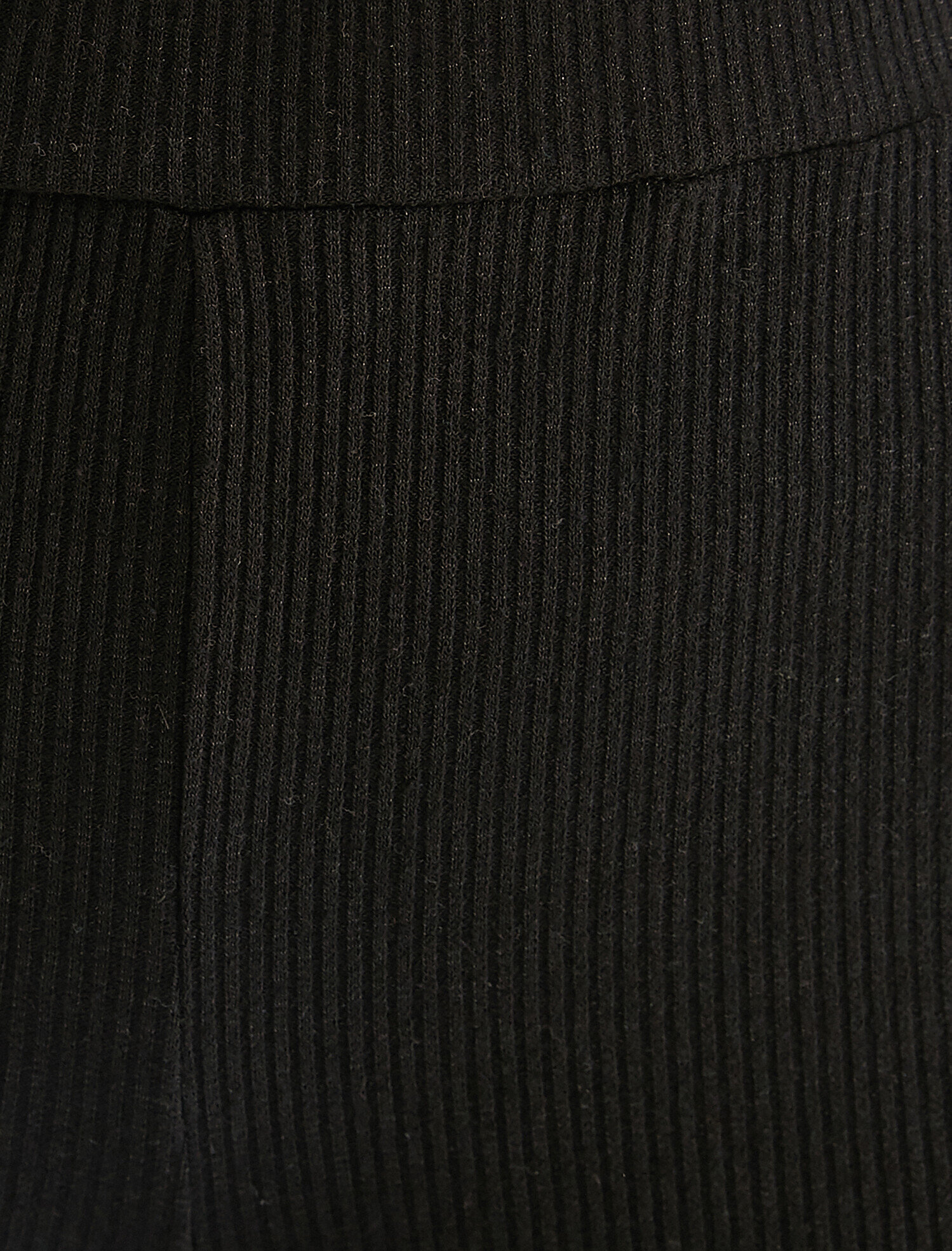   İspanyol Paça Pantolon Yüksek Bel Fitilli