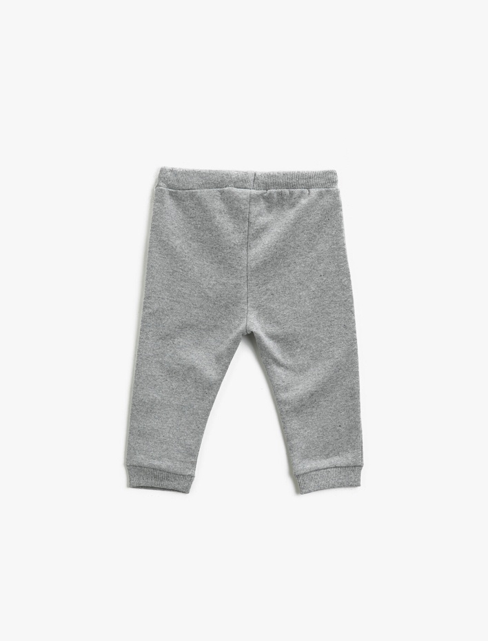 Erkek Bebek Beli Bağlamalı Basic Eşofman Altı