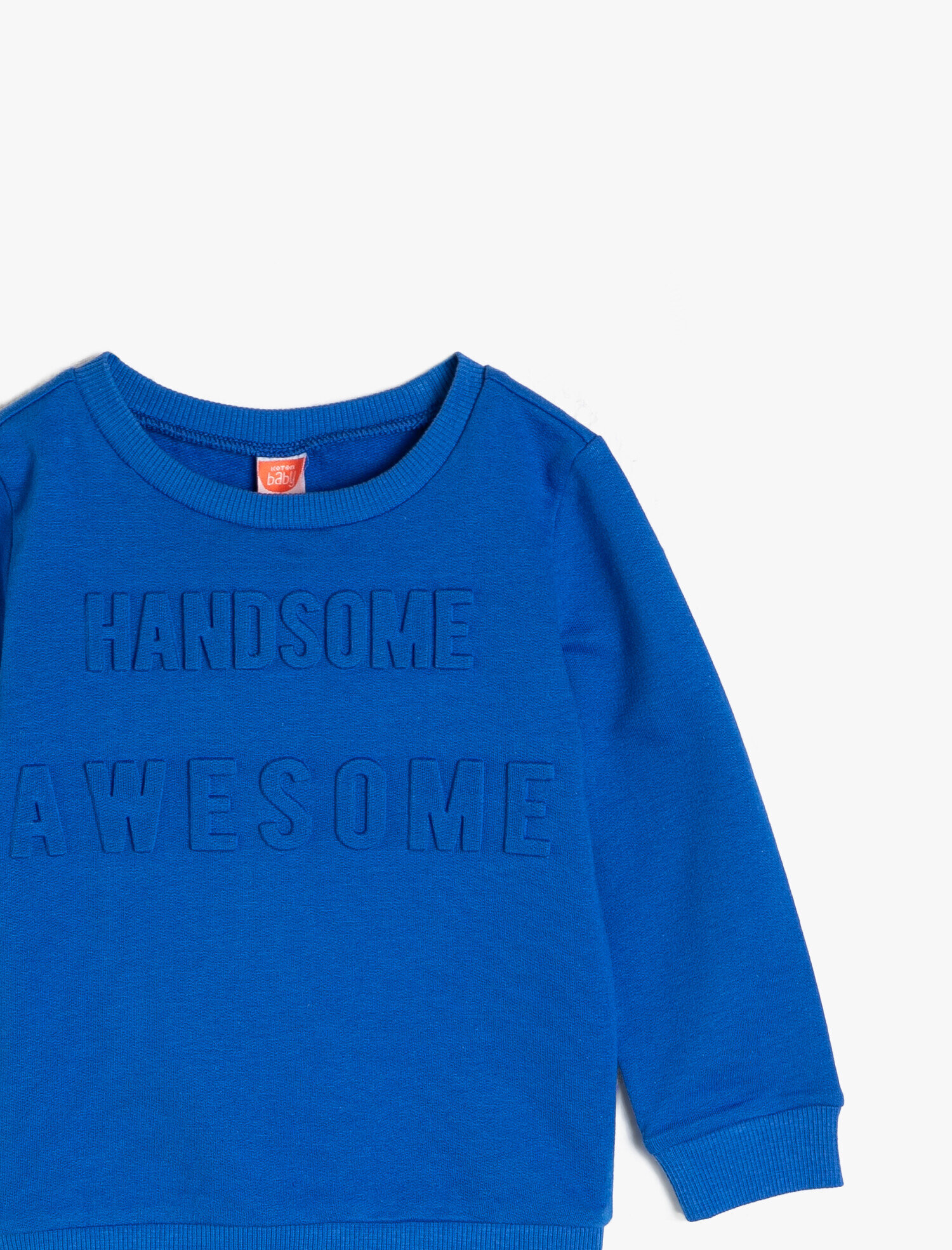  Erkek Bebek İşlemeli Sweatshirt