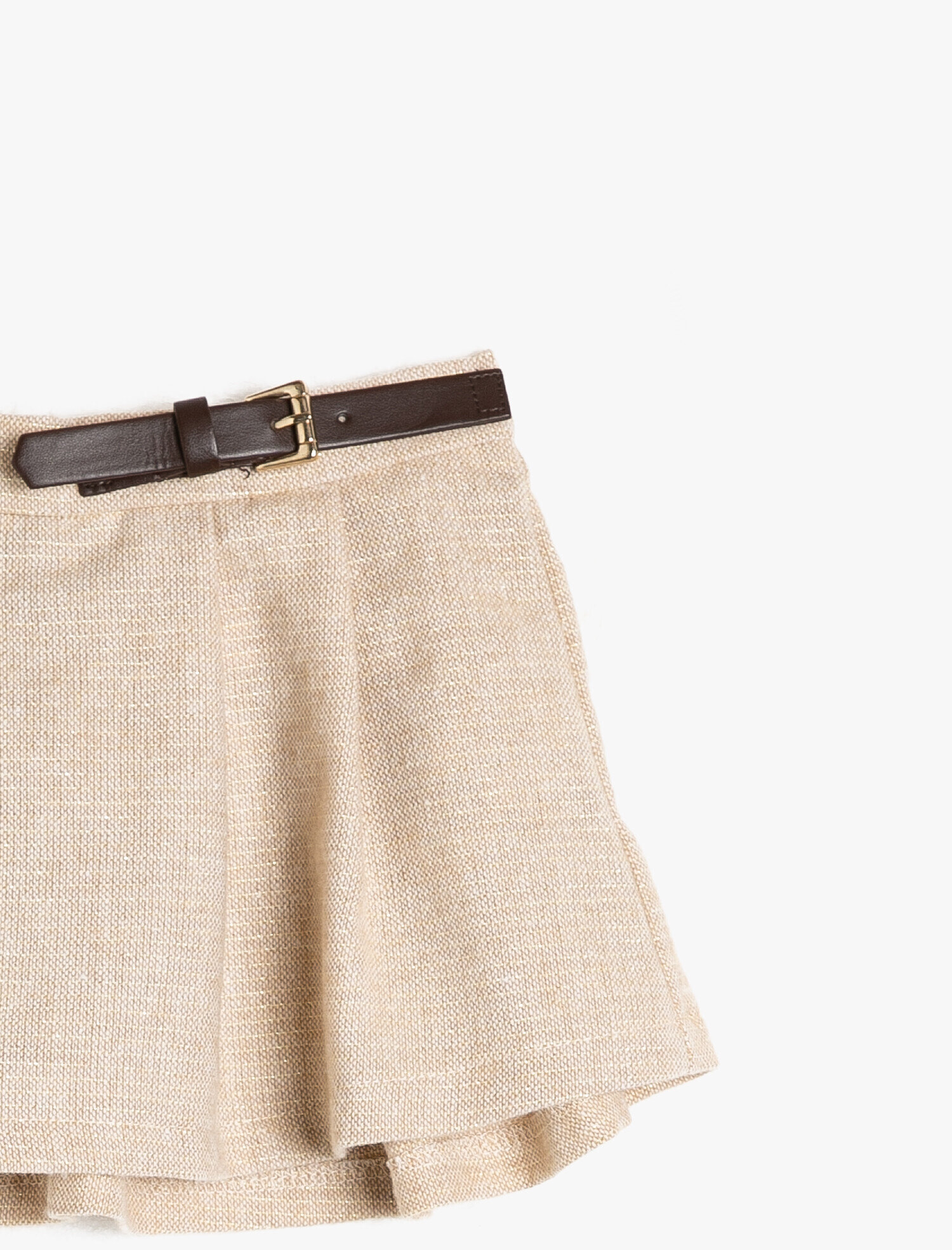 Kız Bebek Kemer Detaylı Etek