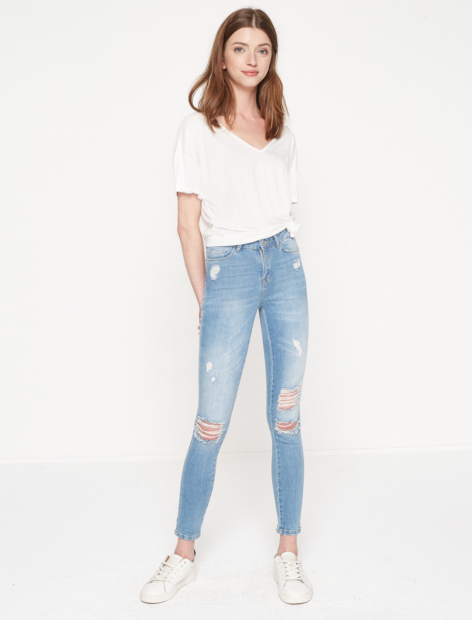   Yırtık Jean Pantolon