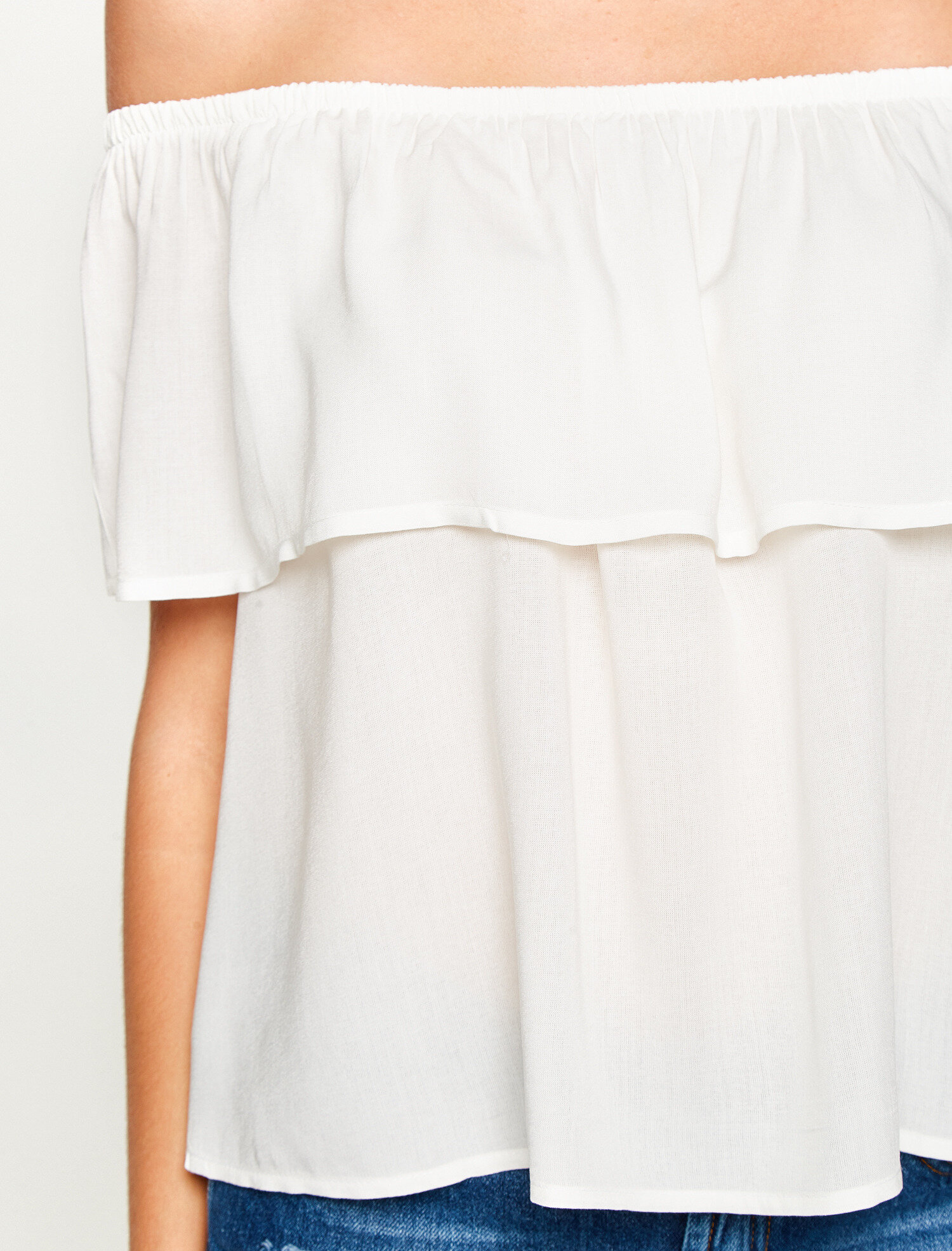 Fırfır Detaylı Bluz