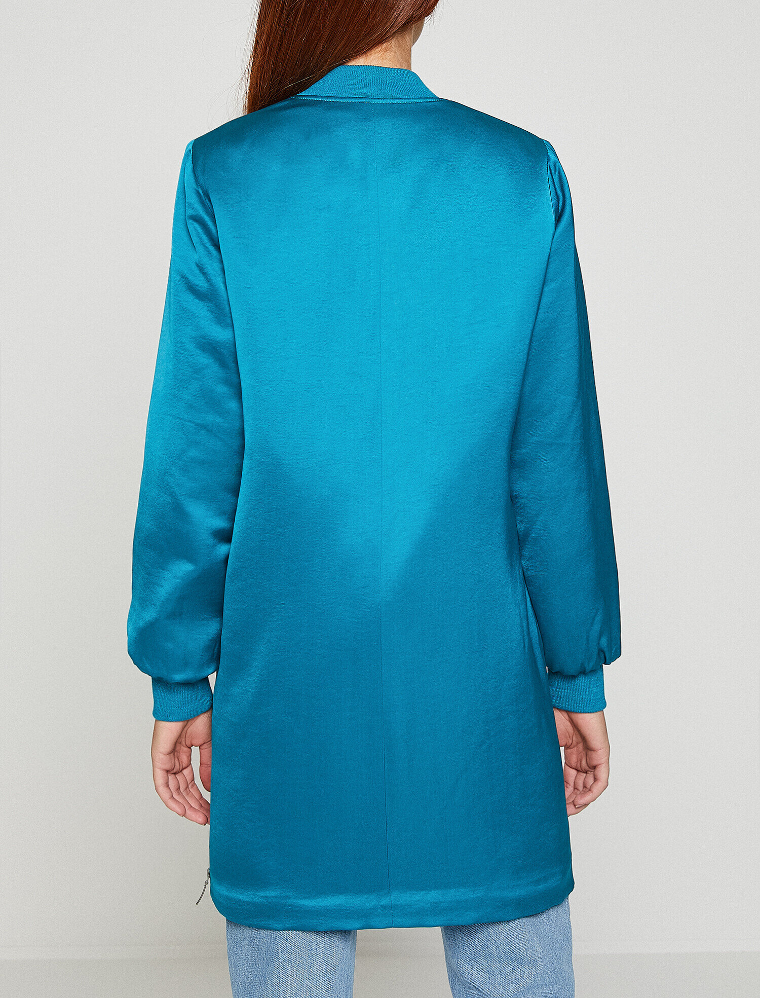   Fermuar Detaylı Kaban