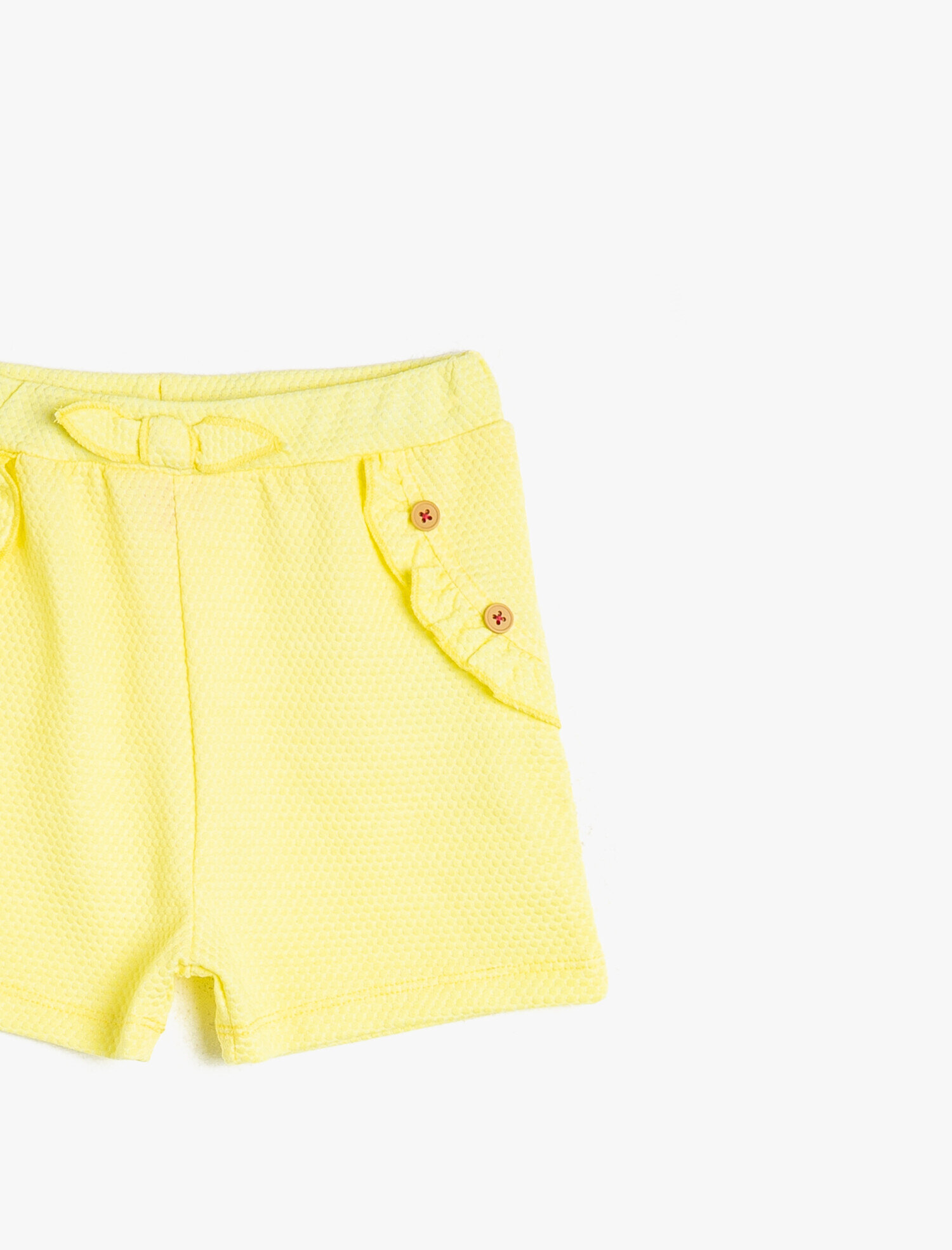  Kız Bebek Fırfır Detaylı Şort