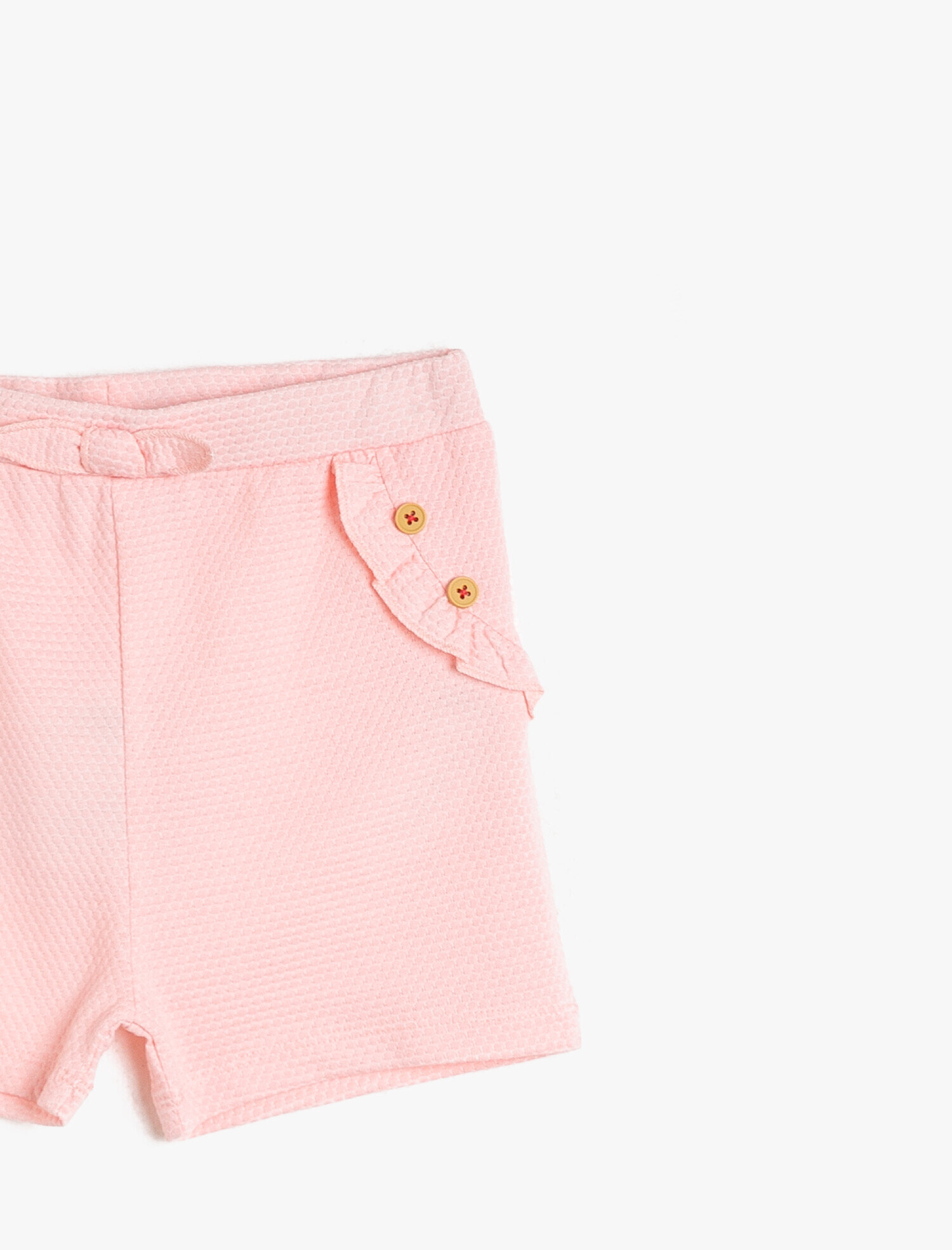  Kız Bebek Fırfır Detaylı Şort
