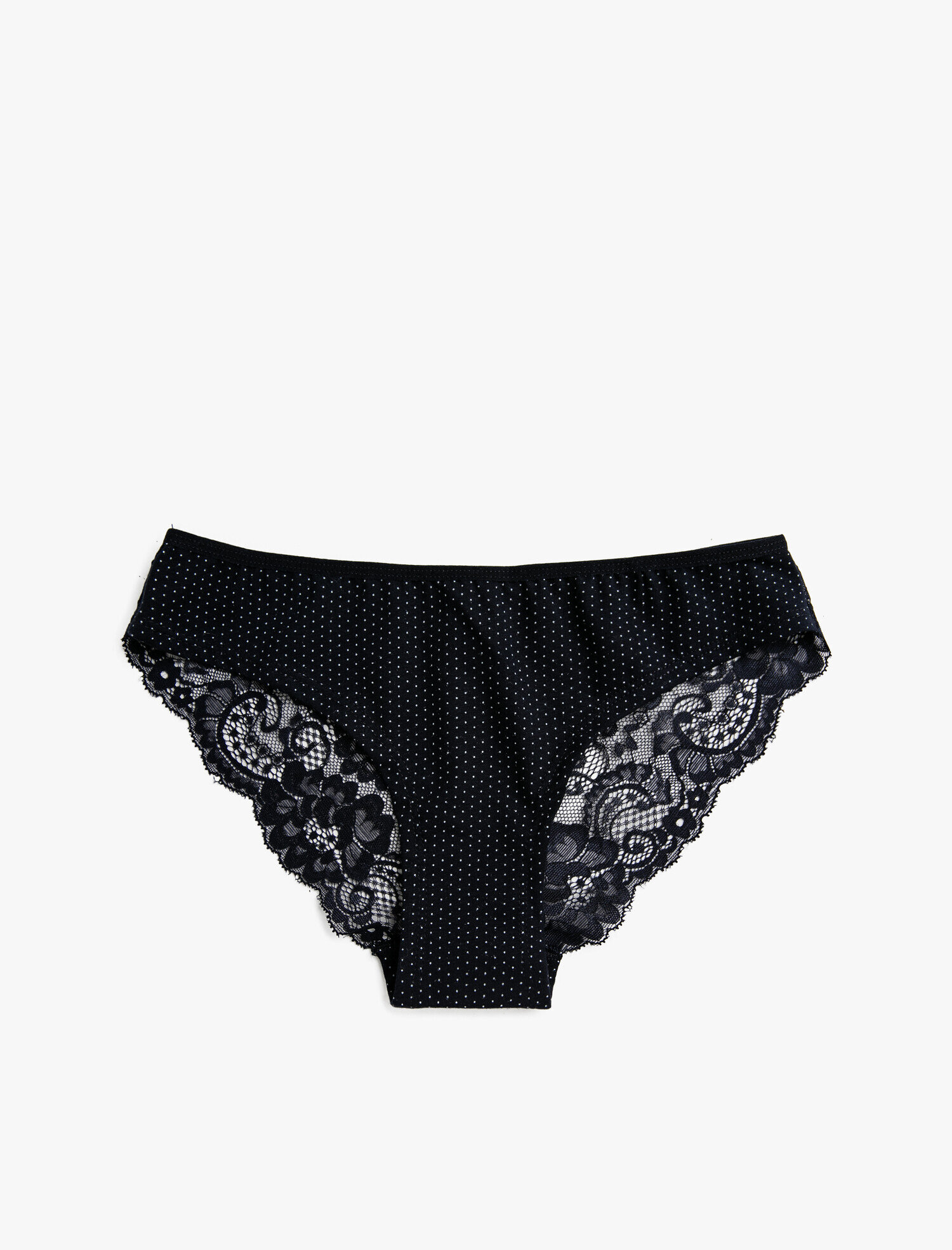   Pamuklu Puantiye Desenli Brazilian Külot