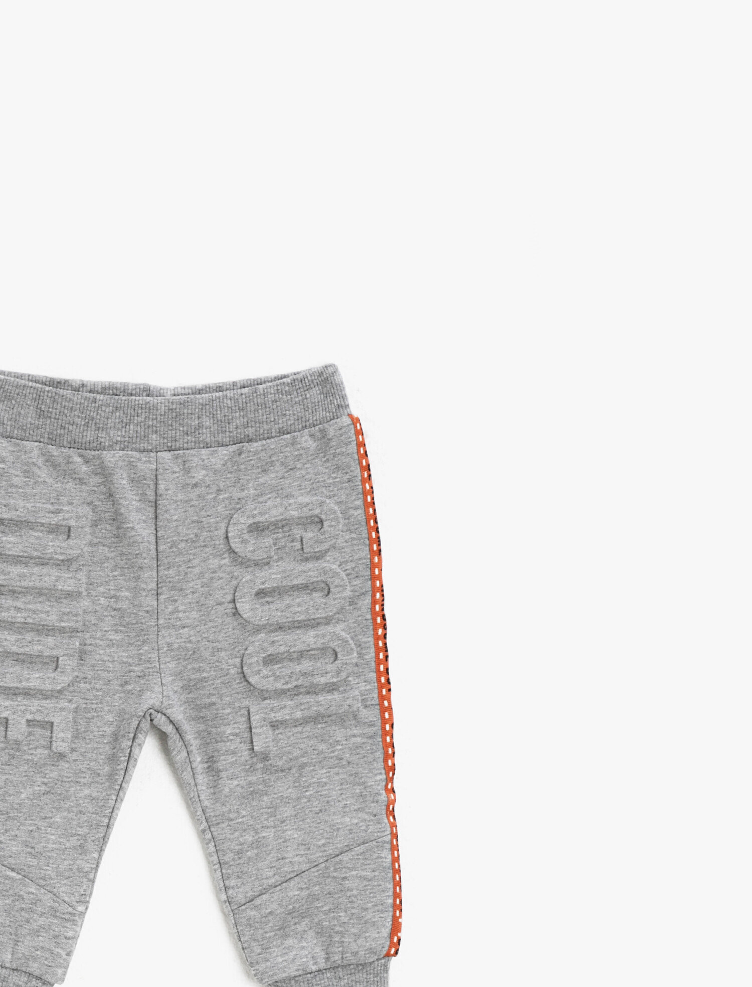  Erkek Bebek Şeritli Baskılı Eşofman Altı