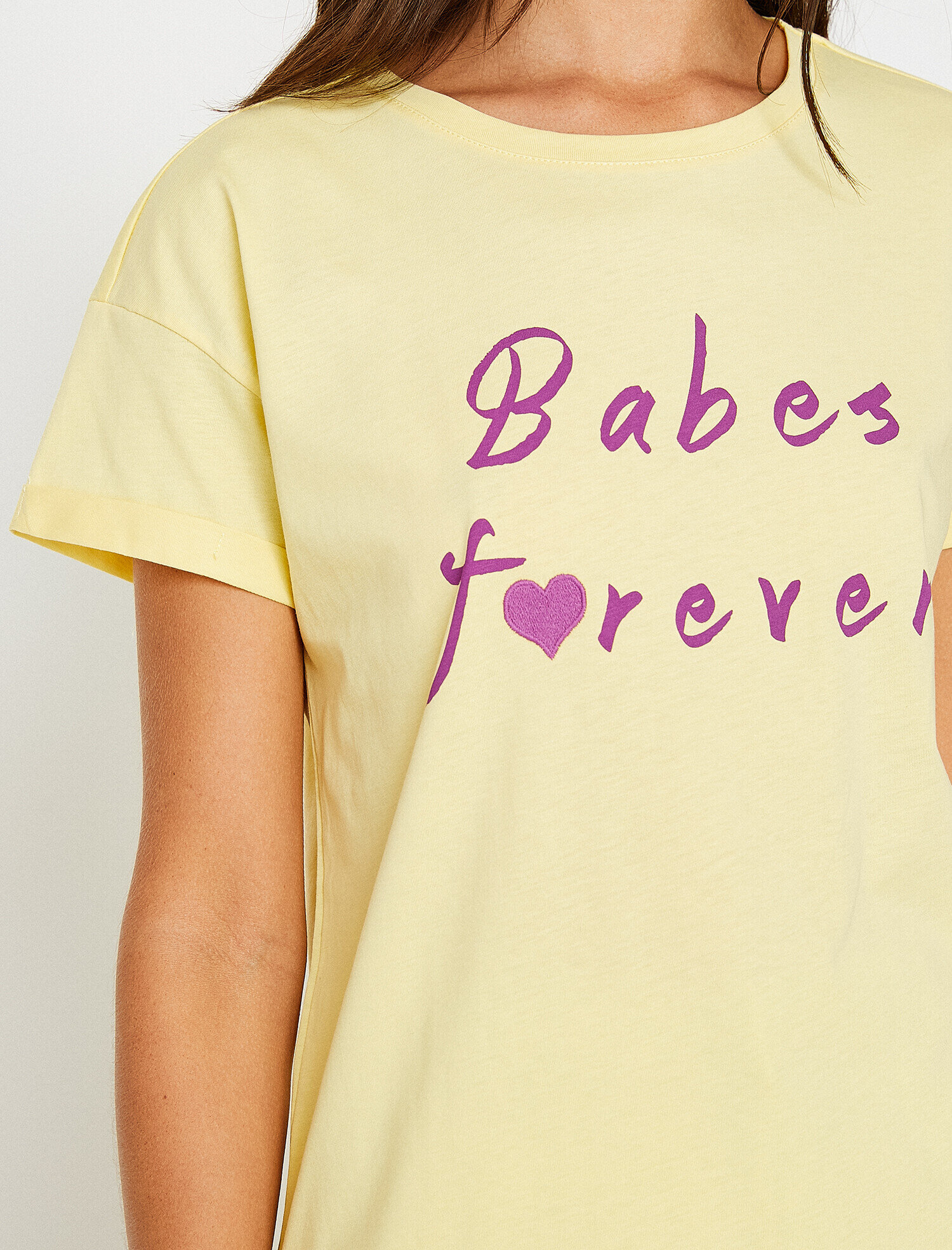   Yazılı Baskılı Tişört