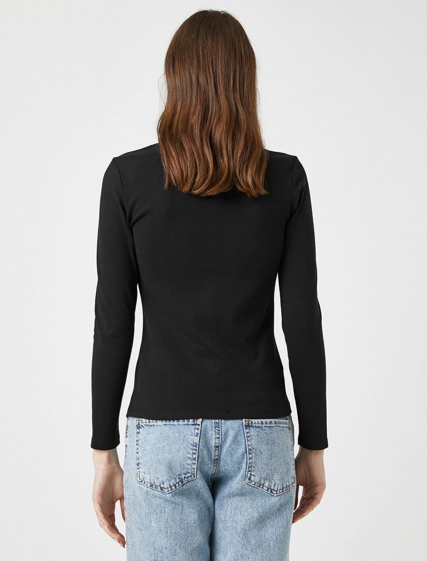   Uzun Kollu Tişört Pamuklu